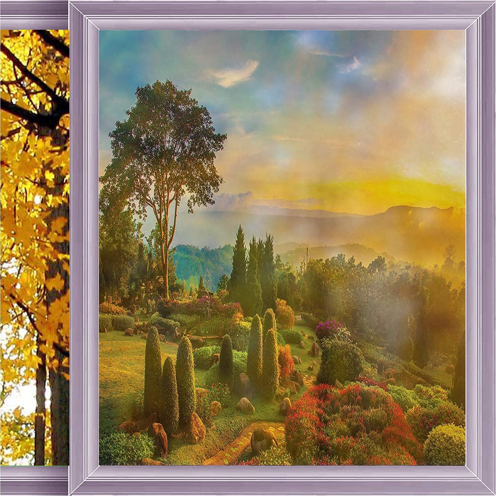 Colorful Removable Window Film for Privacy - 23.6