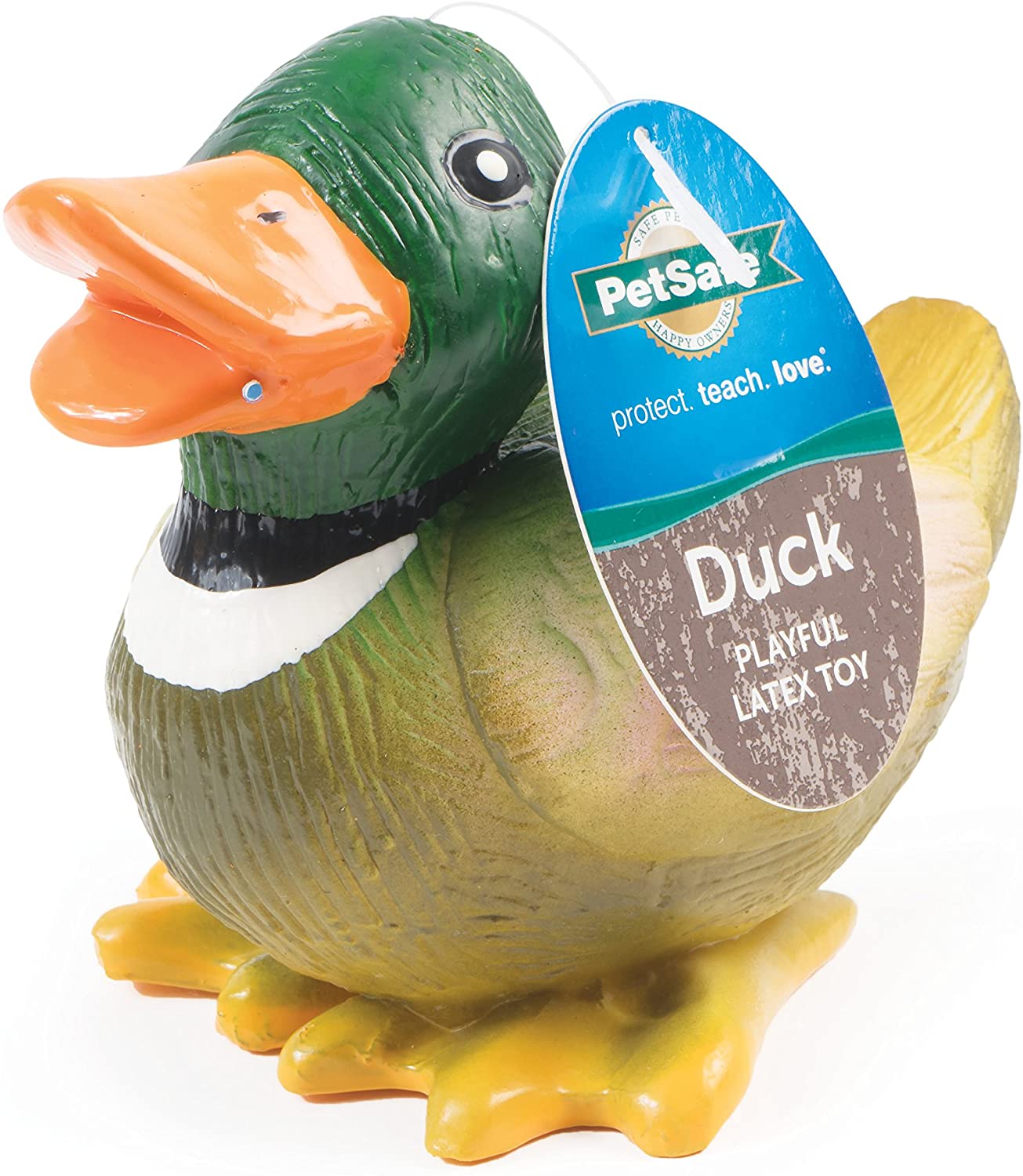 Duck Squeaky Dog Toy with Sound - Petsafe Interactive Chew Toy for Small & Large Dogs - Perfect for Fetch, Training & Playtime