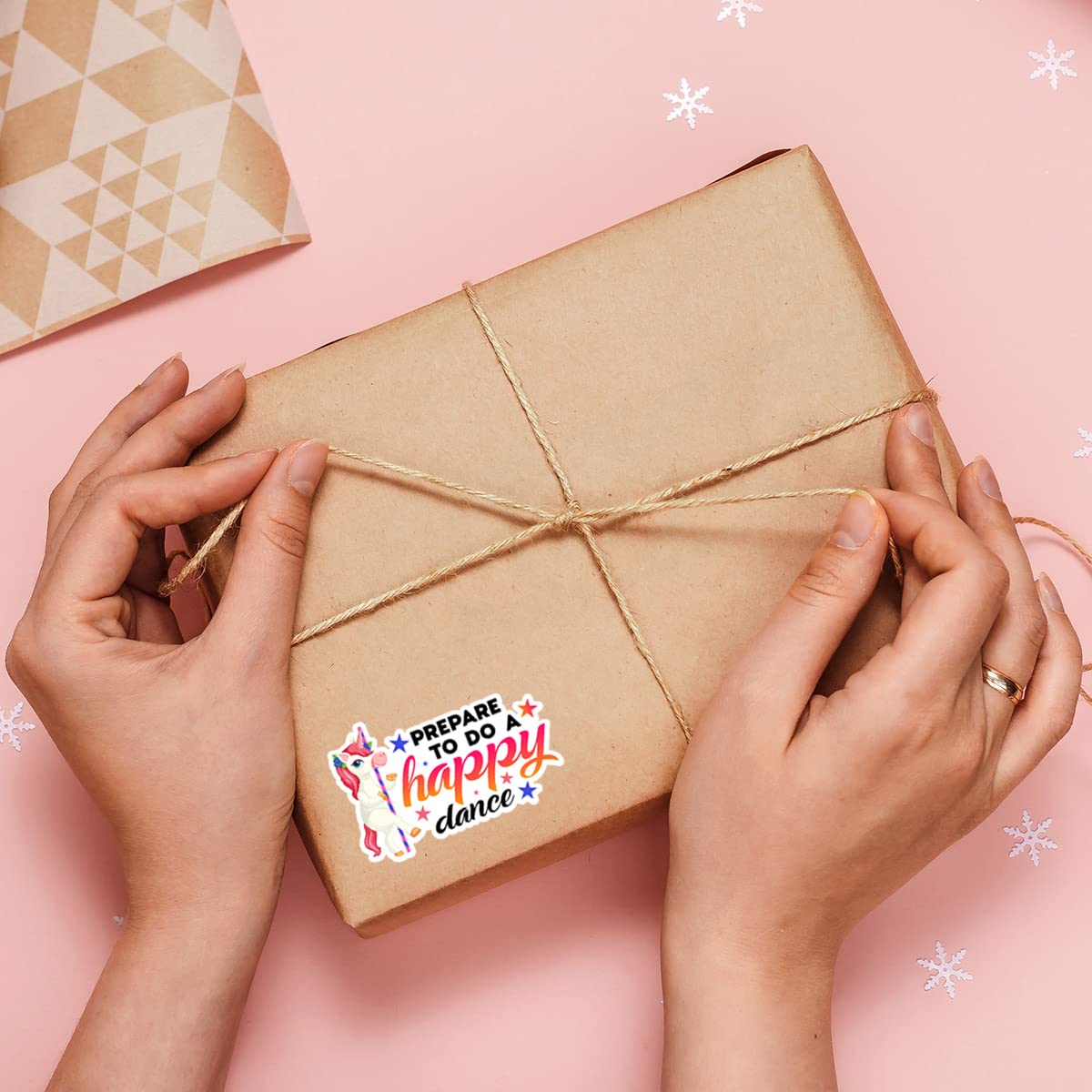 Funny Unicorn Thank You Stickers - 500 PCS Cute Mail Envelopes & Packaging Stickers for Small Business - Perfect for Shipping Labels, Gift Wrapping & Happy Dance Celebrations