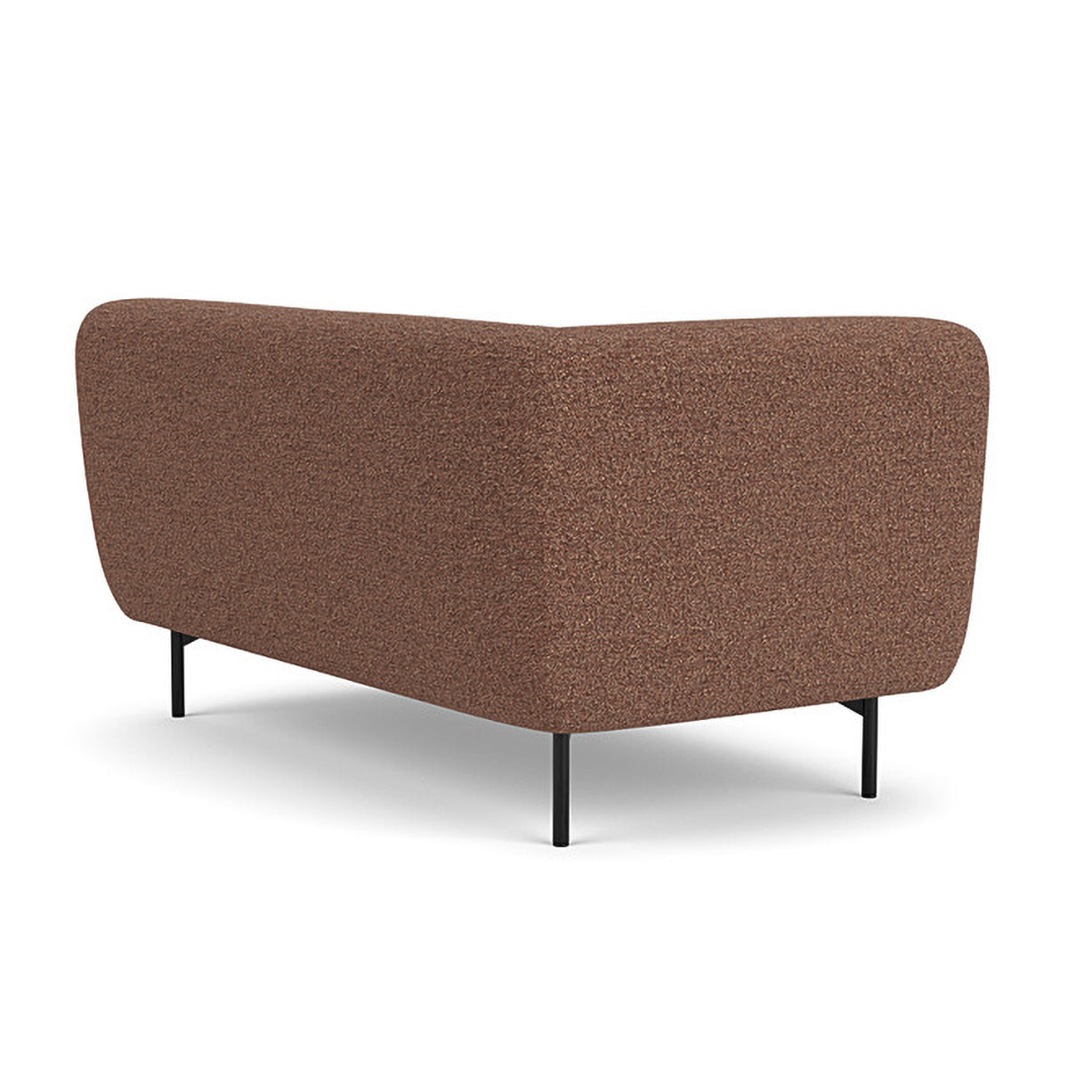 Alfred Boucle Left 2 Seater Modular Sofa - Modern Sectional Couch for Living Room, Small Space & Apartment - Soft Fabric Upholstery with Reversible Design