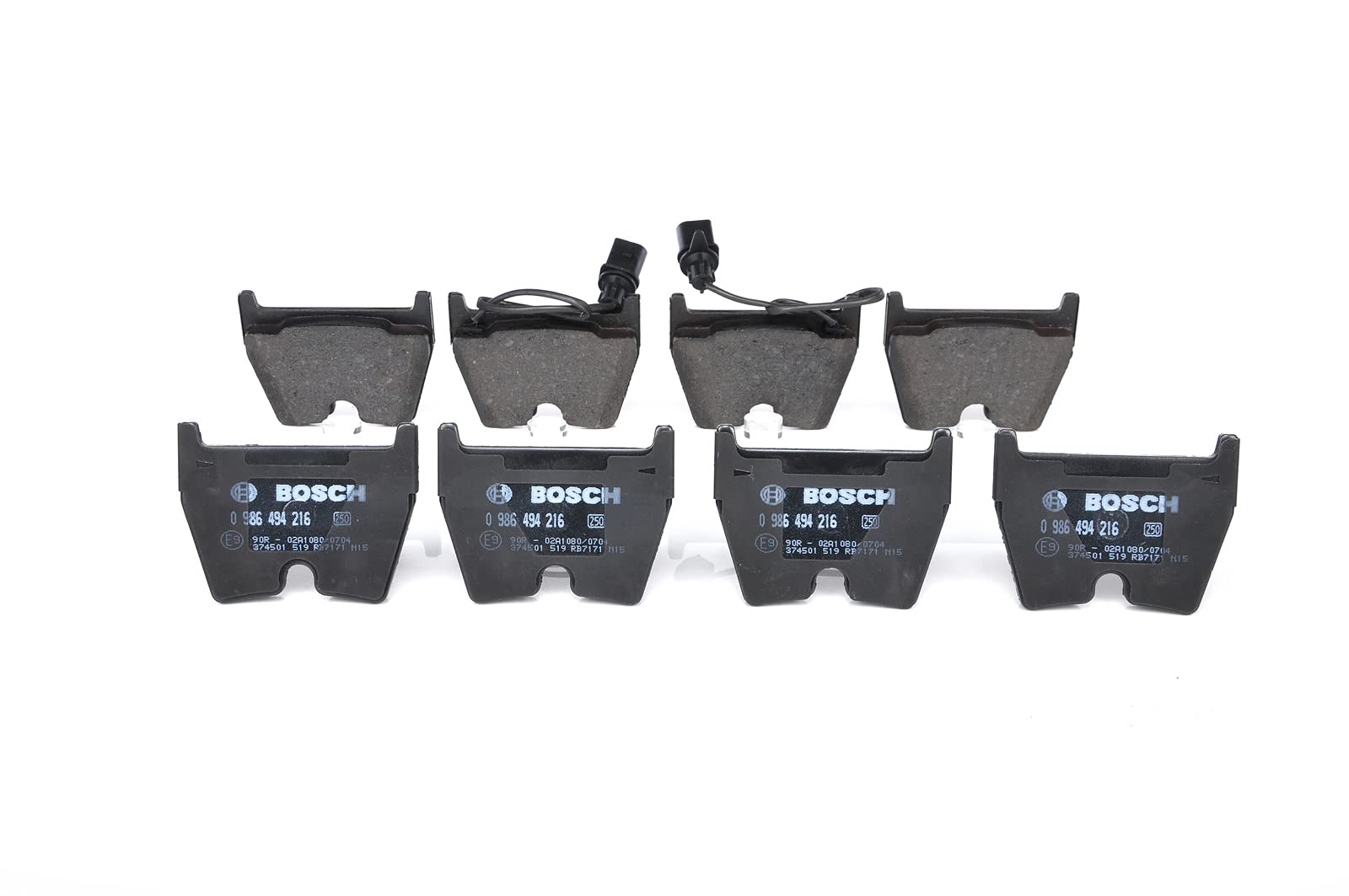 BOSCH BP1152-0986494216 Brake Pad Set - Premium Quality Ceramic Brake Pads for Smooth & Quiet Stopping | Perfect for Sedans, SUVs & Light Trucks | Enhanced Safety & Performance