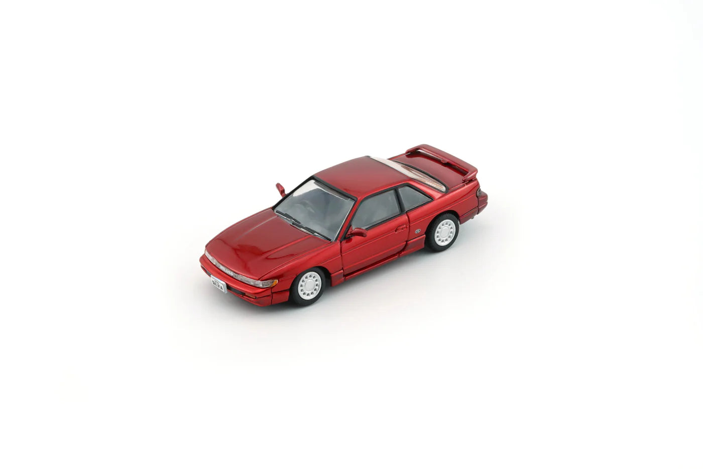 BM Creations 1:64 Scale Diecast Nissan 180SX (LHD) Red Metallic Model Car - Perfect for Collectors, Display, and Racing Dioramas