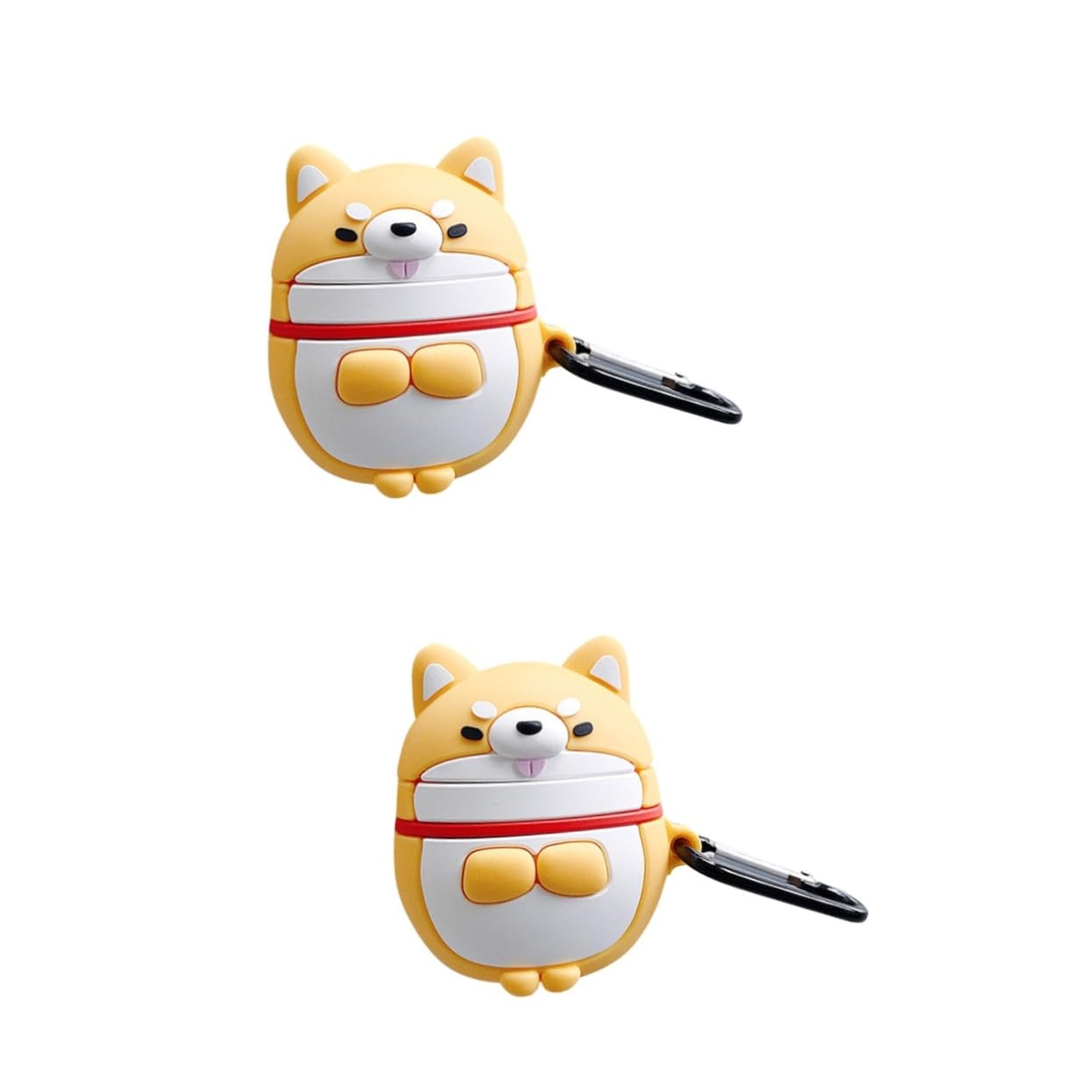 Hemobllo Shockproof Earphone Case 2-Pack - Cartoon Headset Cover Protector for Earphone Box Storage - Perfect for Travel, Gym & Daily Use