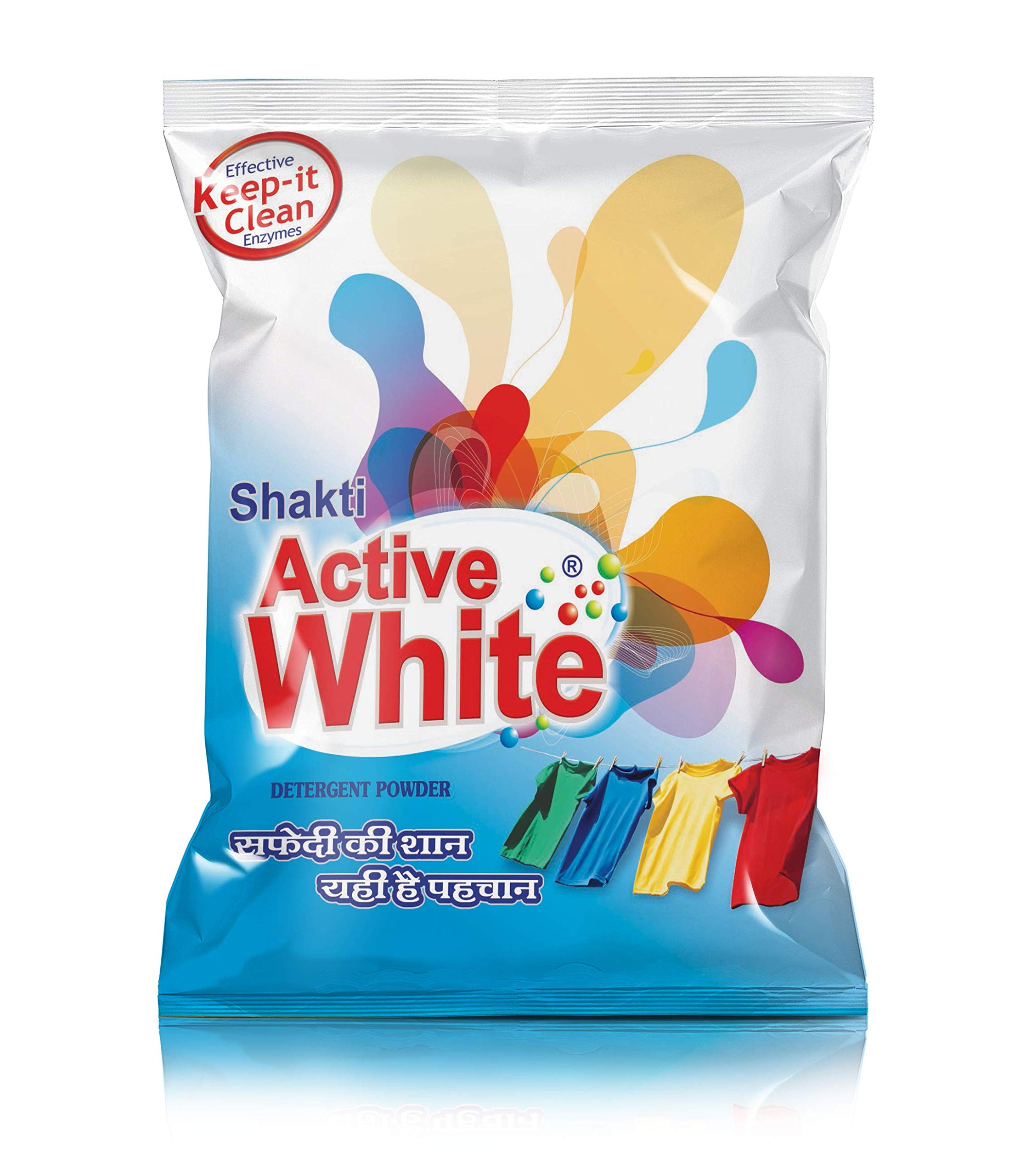 Active White Laundry Detergent Powder 4kg - Heavy Duty for Family & Commercial Use