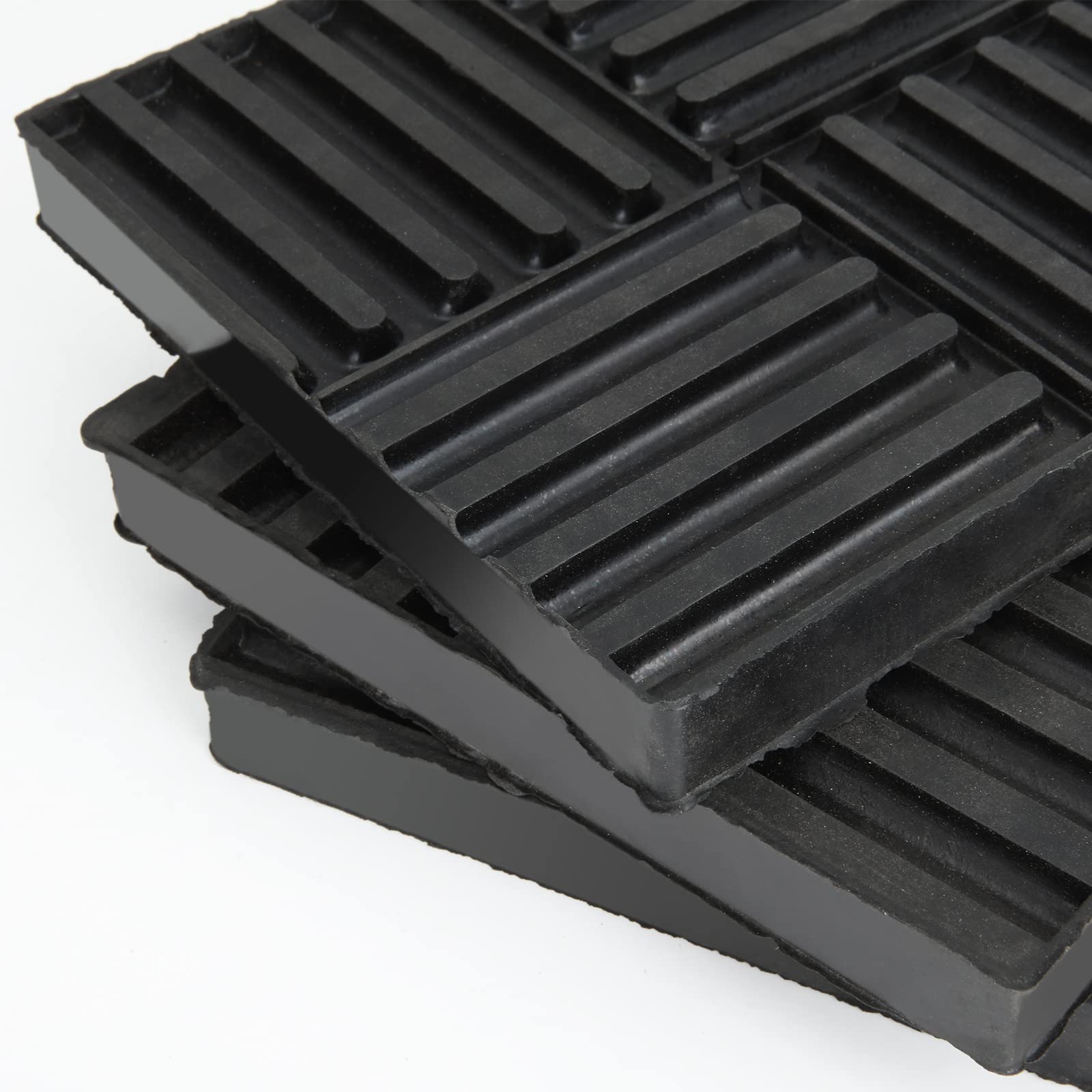 8PCS Anti-Vibration Pads, 6.5''X6.5''X0.8