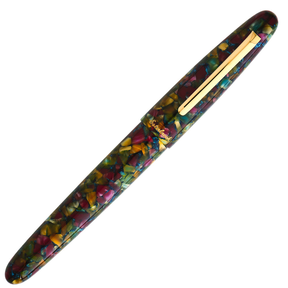 Esterbrook Estie Oversize Fountain Pen - Botanical Gardens Gold Trim - Premium Writing Instrument for Calligraphy, Journaling & Gift Giving