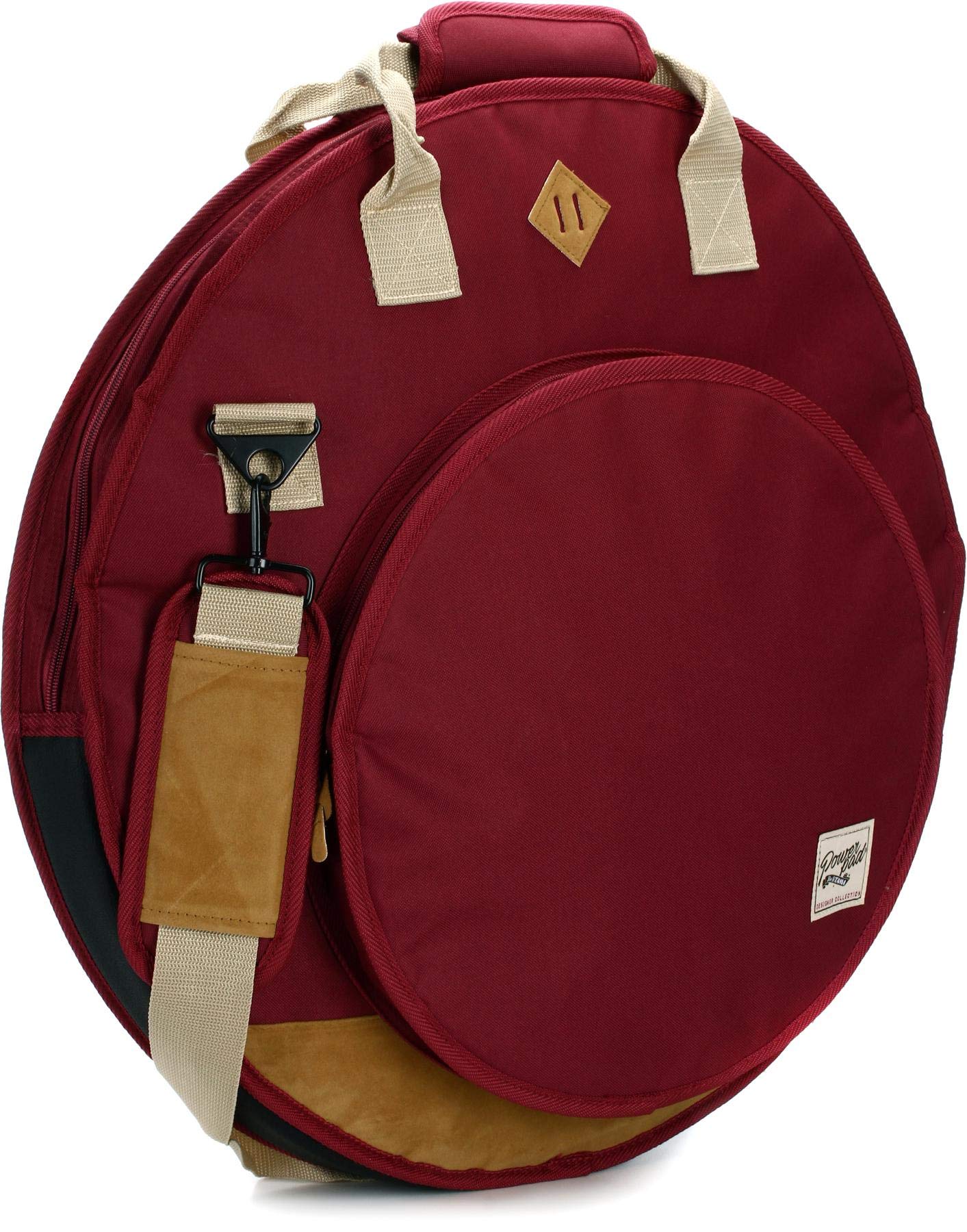 Tama Powerpad Designer Collection Cymbal Bag - Wine Red | Premium Drum Accessory for Musicians | Perfect for Gig, Studio & Travel Use