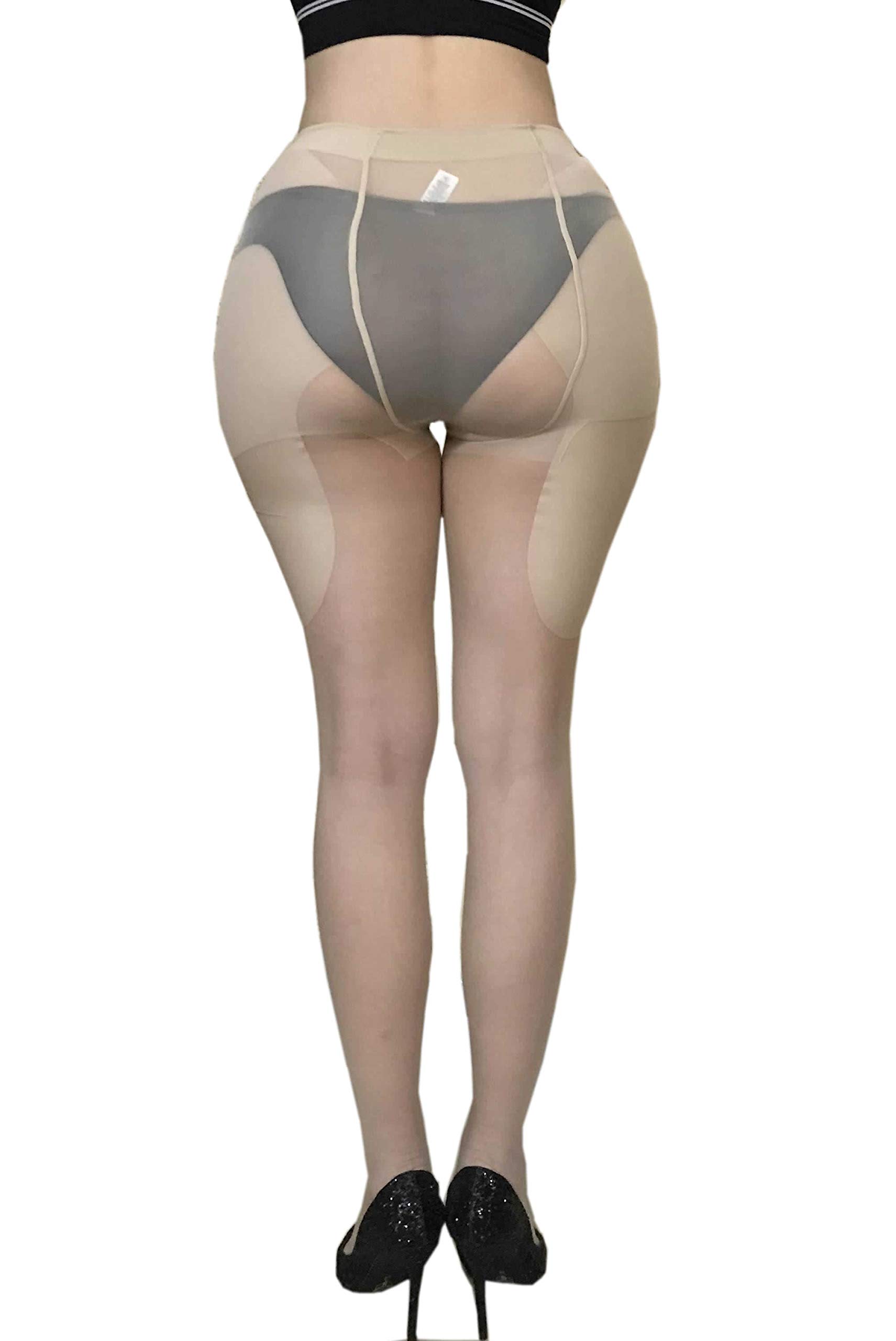 BIMEI 2PS Self-Adhesive Thigh & Hip Pads for Body Shaping - Lift & Enhance Curves - Crossdressing & Cosplay Accessories (Medium, Black) - Perfect for Costume Parties, Drag Shows & Everyday Wear