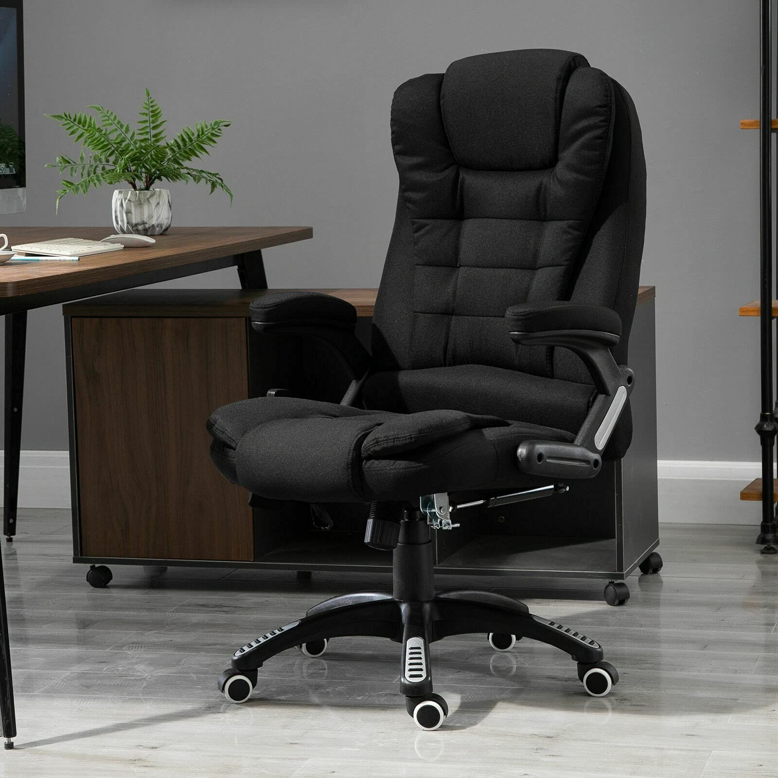 Ergonomic High Back Executive Office Chair with Massage & Height Adjustment - Perfect for Home Office, Gaming, and Workspace Comfort