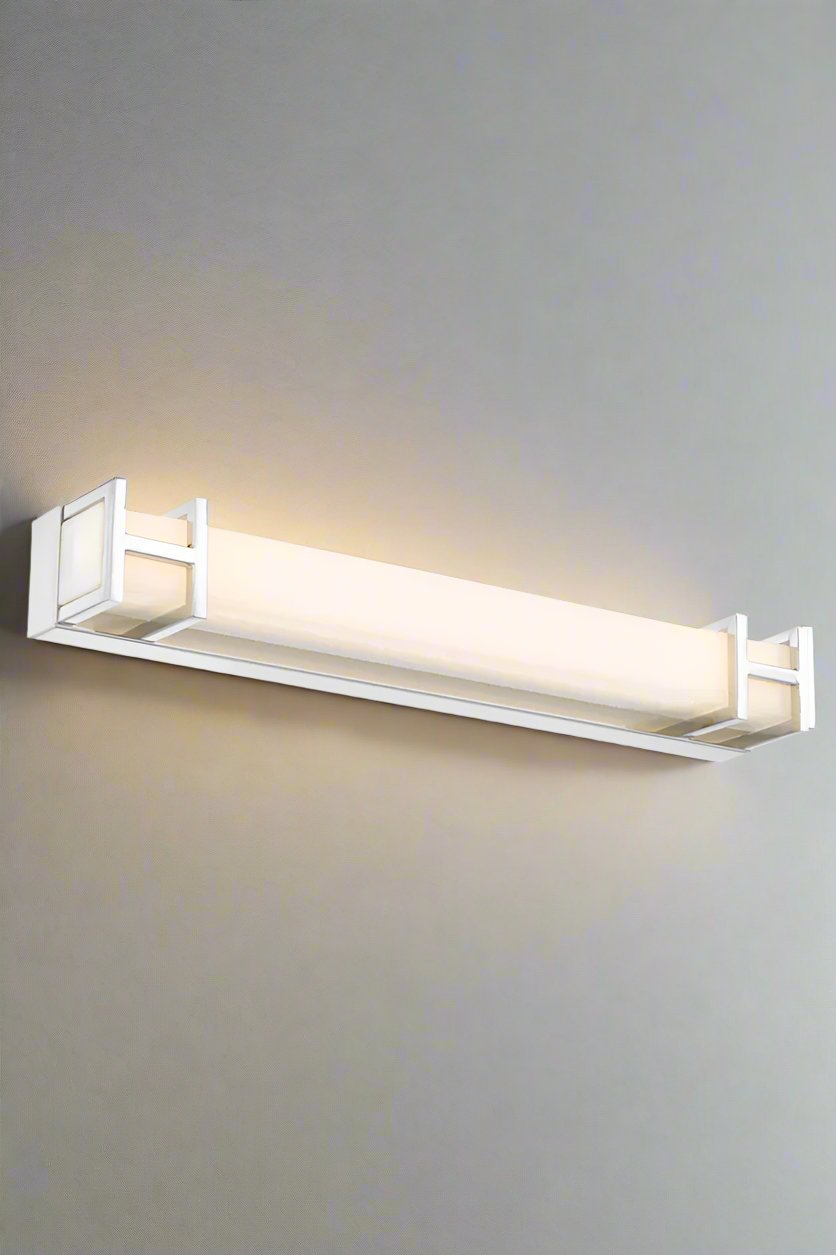 Clarkedale Vanity Wall Light - Modern Bathroom Sconce with Adjustable Arms, Brushed Nickel Finish - Perfect for Makeup, Shaving & Bathroom Lighting