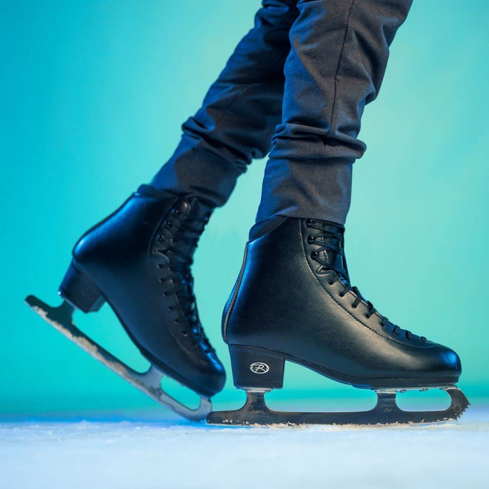 Riedell Topaz Adult Figure Skates - Stainless Steel Capri Blades for Competitive Ice Skating | Perfect for Training, Performances & Ice Shows