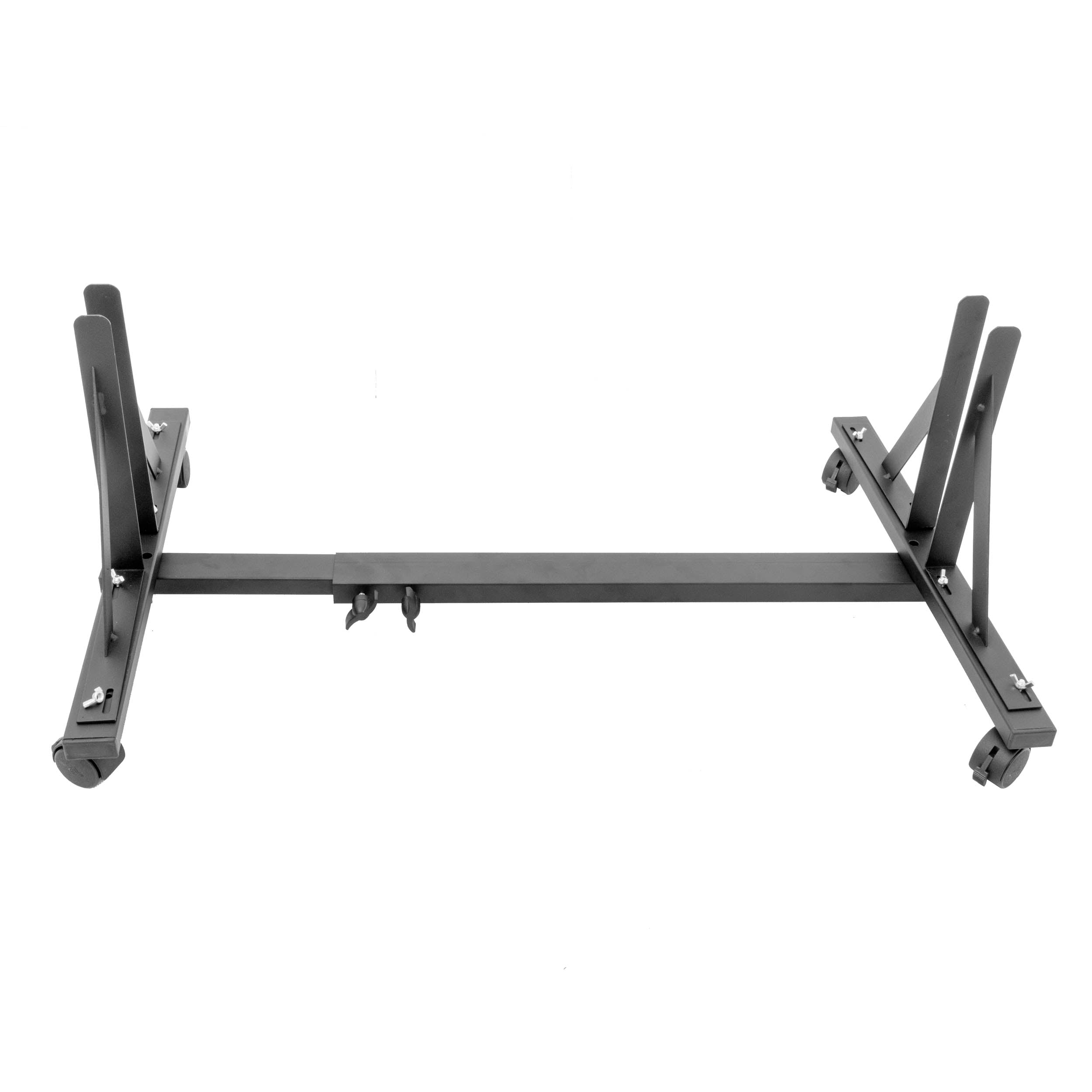 Heavy Duty Steel Polyboard Stand with Wheels - Mobile Storage Rack for Warehouses, Garages & Retail Stores