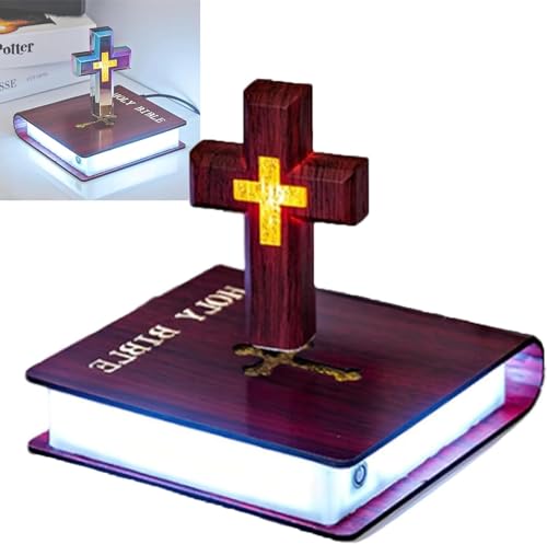 Redwood Cross With Book Base