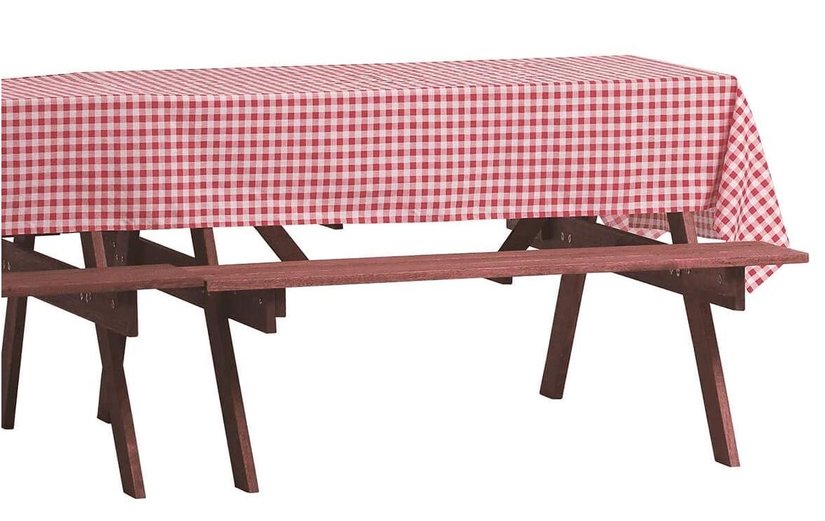 BugzAway Waterproof Picnic Tablecloth - Outdoor Dining, Camping & BBQ Party Essential - Sandproof & Easy Clean Polyester Fabric