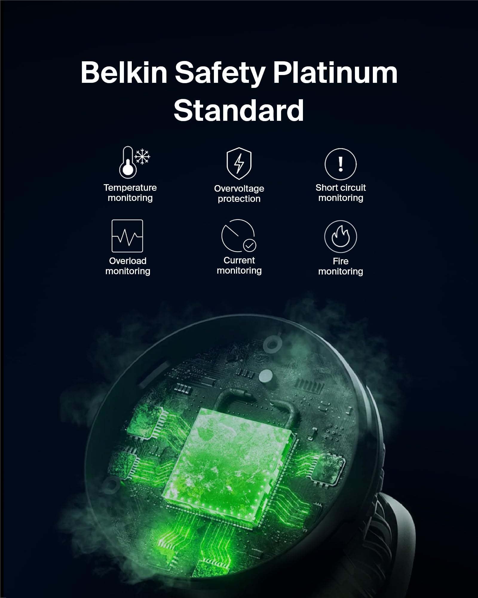 Belkin MagSafe-Compatible 3-in-1 Wireless Charger Stand 15W Fast Charging Station | Qi2-Certified for iPhone 16, AirPods & Apple Watch | Includes 36W Power Adapter | White | Perfect for Home, Office & Nightstand Charging