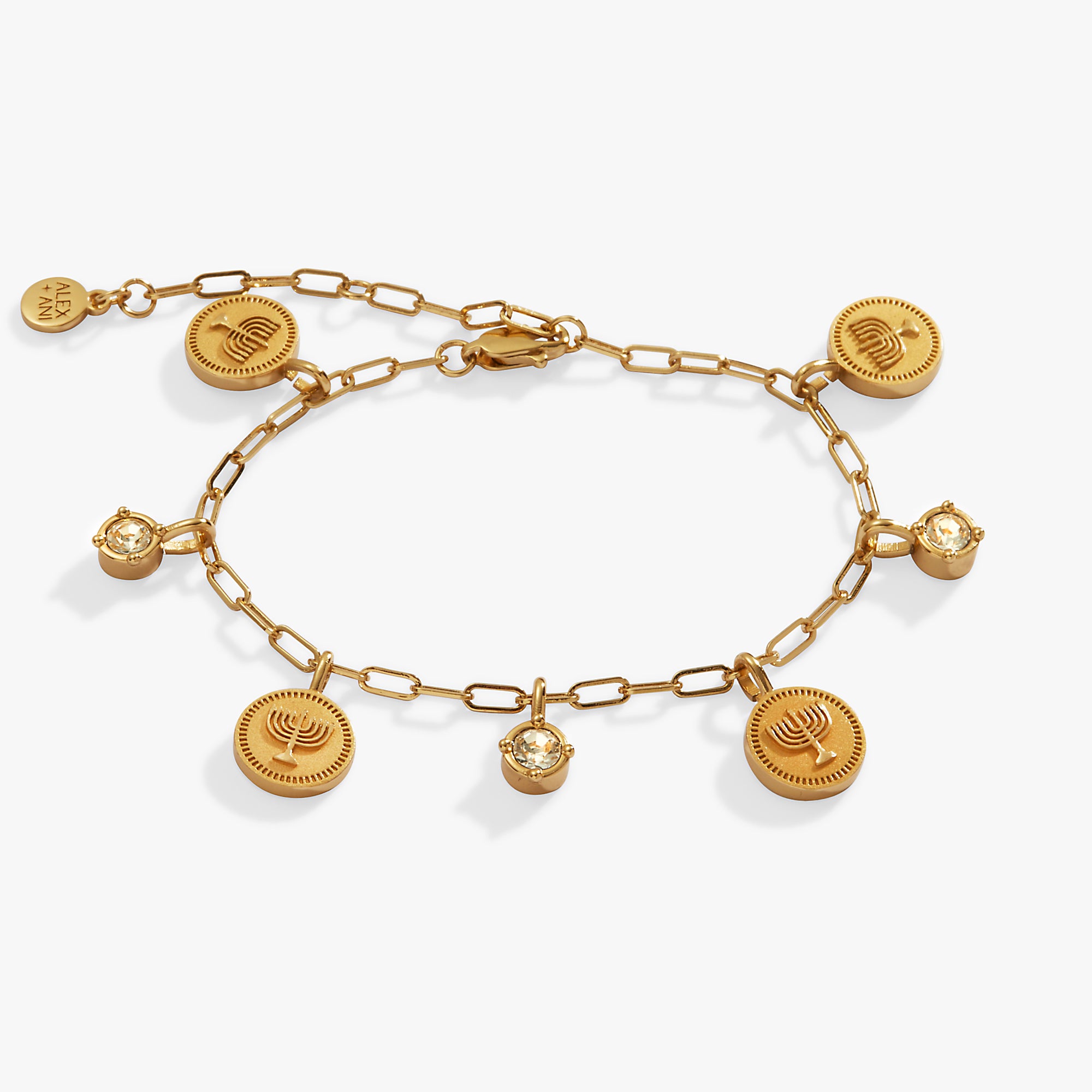 Hanukkah Charm Bracelet - Jewish Holiday Jewelry for Women & Girls - Perfect for Hanukkah Gifts & Celebrations