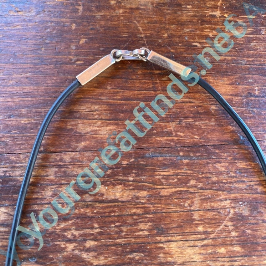 Sterling Silver Unisex Rubber Cable Necklace - Durable & Stylish Jewelry for Men and Women - Perfect for Everyday Wear, Gifts & Fashion Accessories