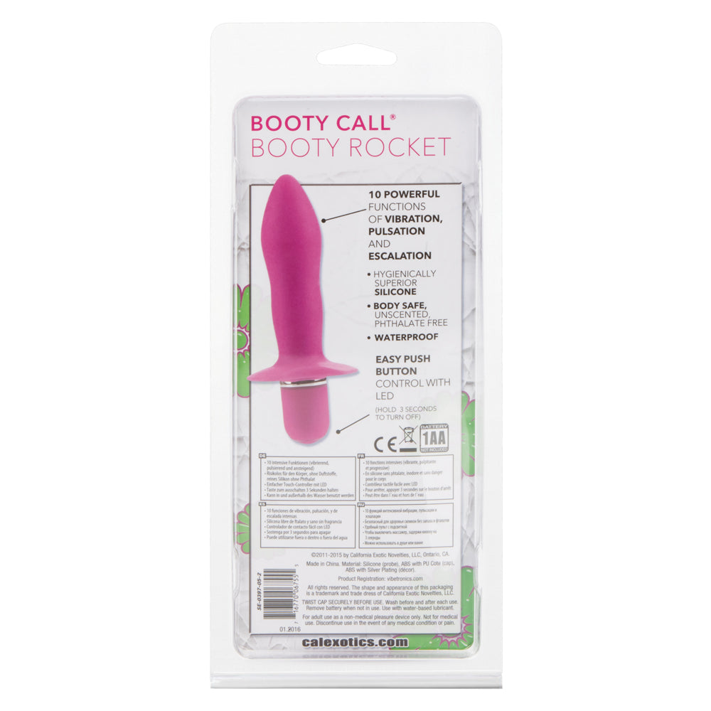 Booty Rocket Vibrating Anal Probe - Powerful & Rechargeable Butt Plug for Men & Women - Perfect for Solo Play & Couples Use
