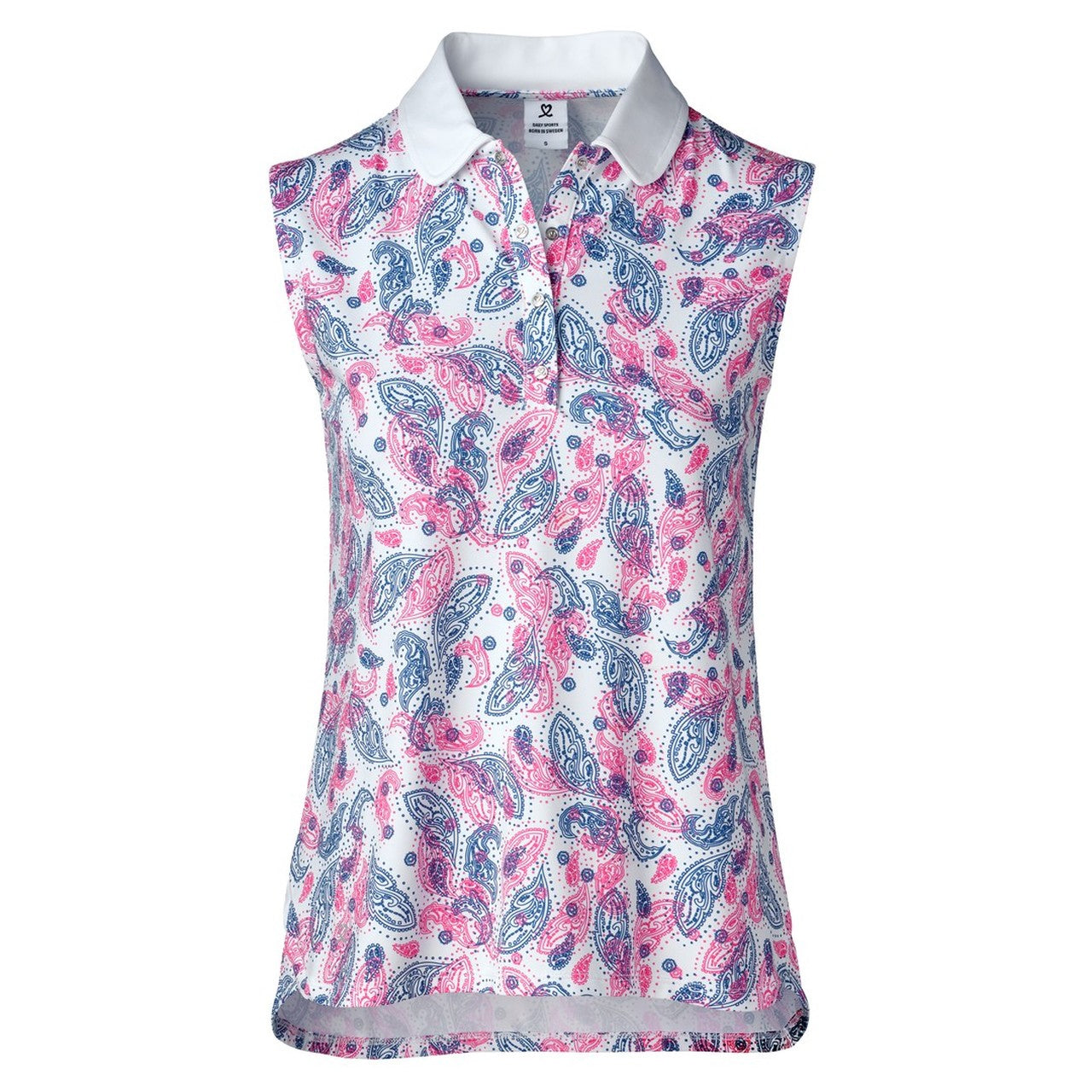 Women's Sleeveless Golf Polo Shirt - Moisture Wicking Athletic Top for Golf, Tennis & Outdoor Sports - Breathable Quick-Dry Performance Wear