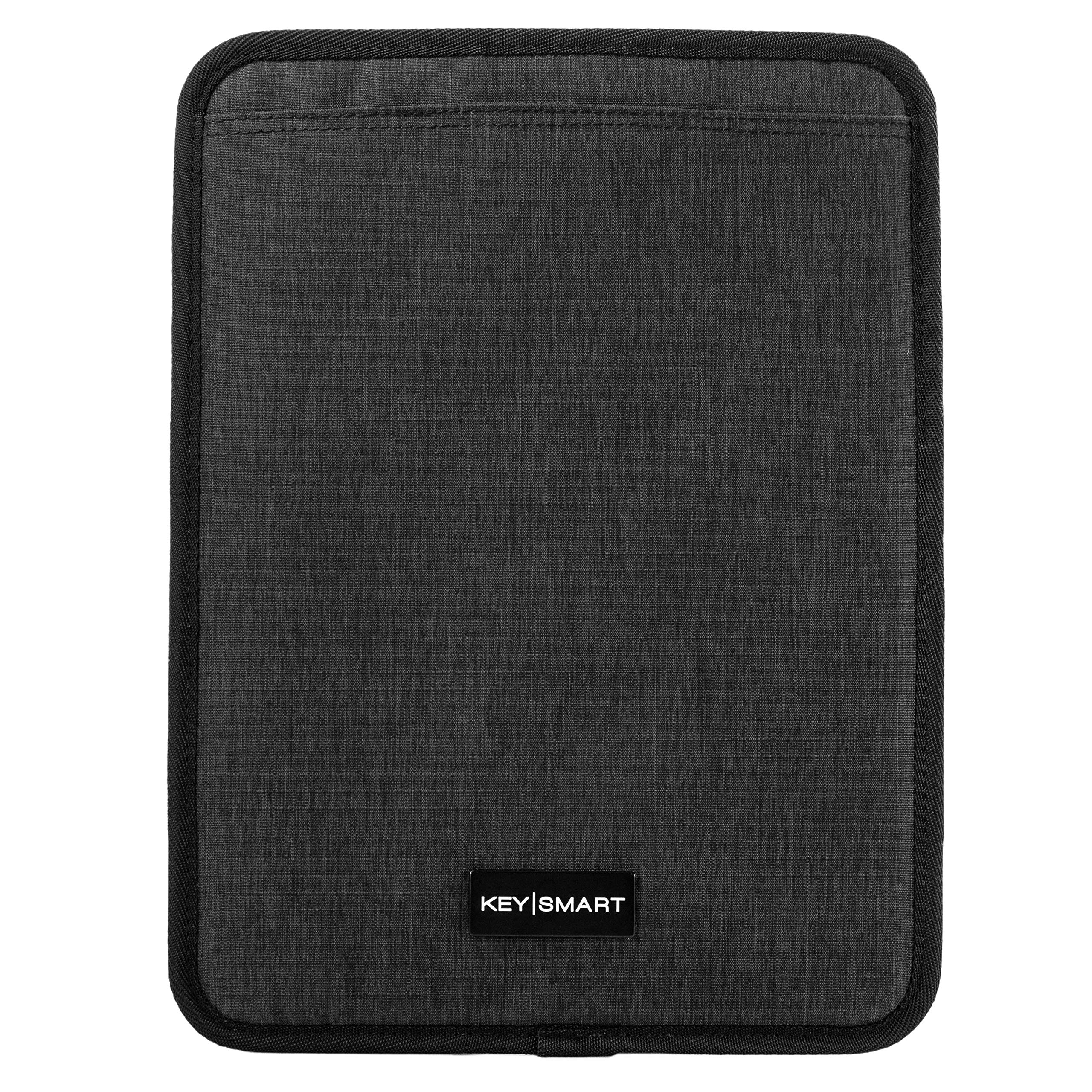 KeySmart Travel Grid Organizer - Premium Black Backpack Organizer for Tech Accessories, Cables & Travel Essentials | Perfect for Business Trips, Commuting & Daily Use