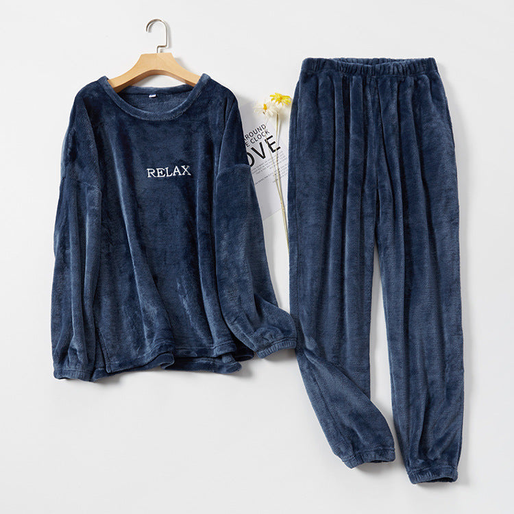 Cozy Flannel Pajama Sets for Women & Men - Winter Sleepwear, Couple Matching Loungewear - Perfect for Cold Nights, Christmas Gifts & Cozy Home Relaxation