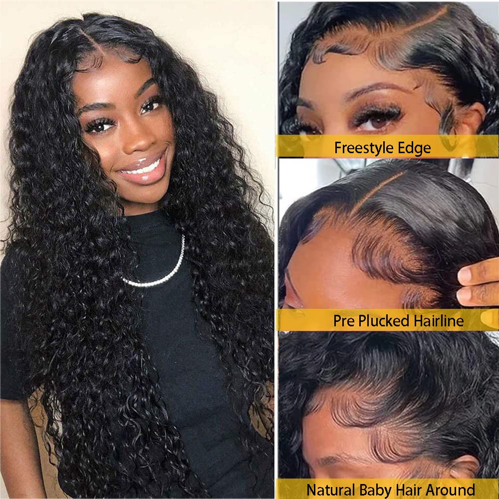 13x4 HD Transparent Lace Front Wigs 30