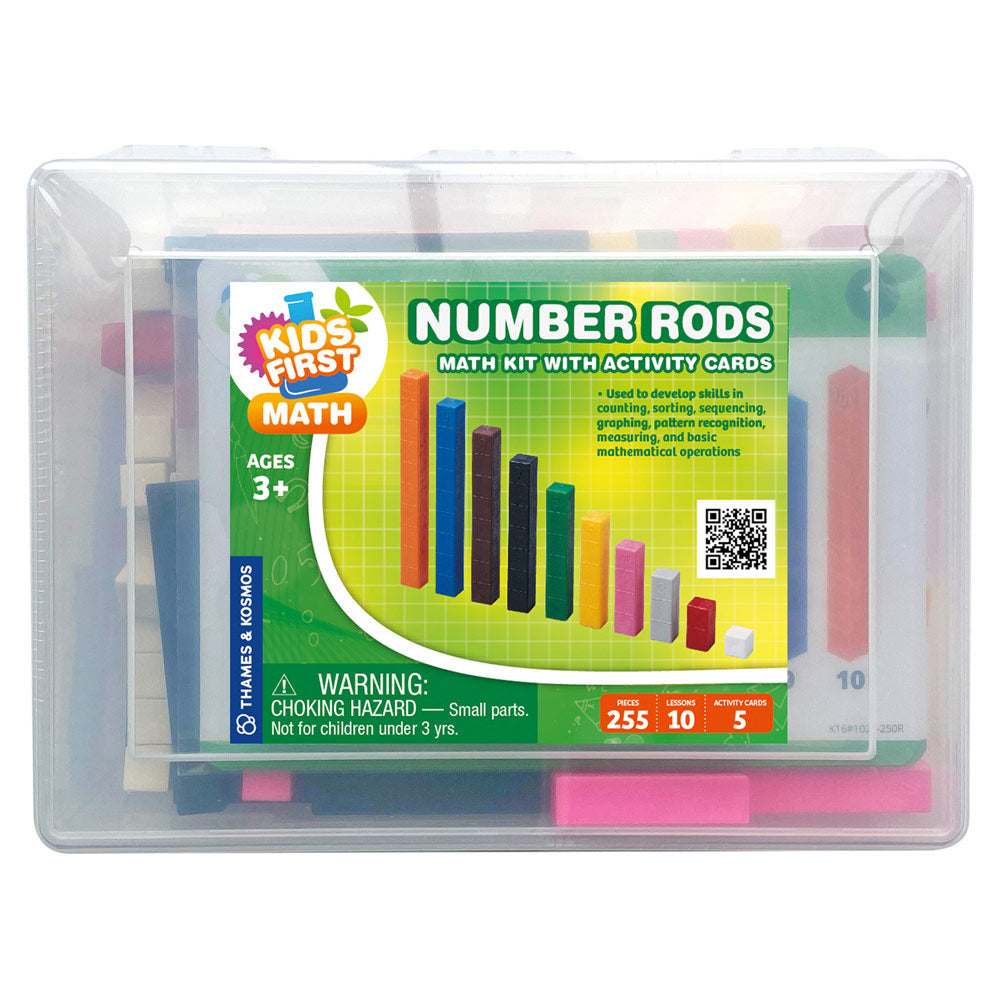 Educational Number Rods Math Kit for Kids with Activity Cards - Perfect for Homeschooling & Early Learning