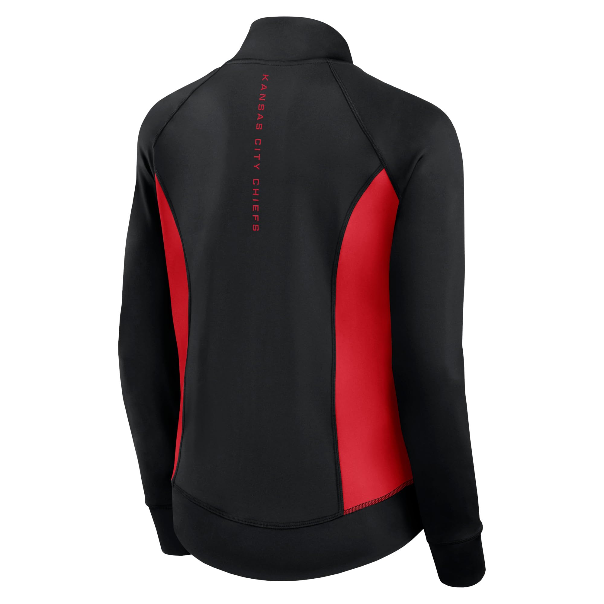 Fanatics Women's NFL Studio Fitted Full-Zip Gym Track Jacket - Lightweight Workout Hoodie for Running, Yoga & Casual Wear - Official Licensed Football Apparel