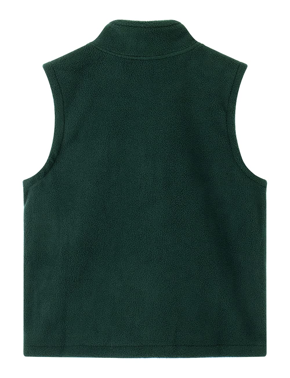 **Boys' Full Zip Polar Fleece Vest - Sleeveless Warm Jacket with Pockets for Kids (3-12 Years) - Outdoor Play & Winter Layering**
