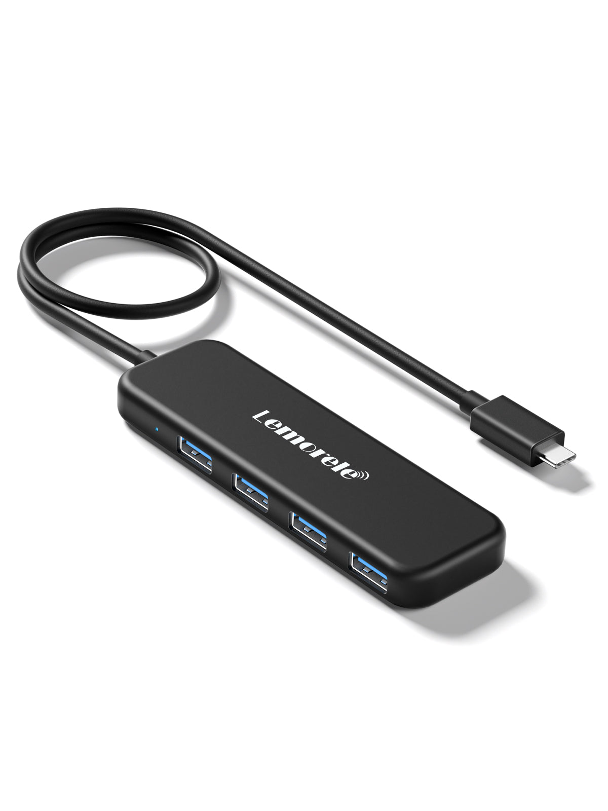 LEMORELE™ TC41 USB C Hub 4-in-1 with HDMI, USB 3.0, SD Card Reader - Perfect for MacBook, iPad Pro & Windows Laptops - Home Office & Travel Essential