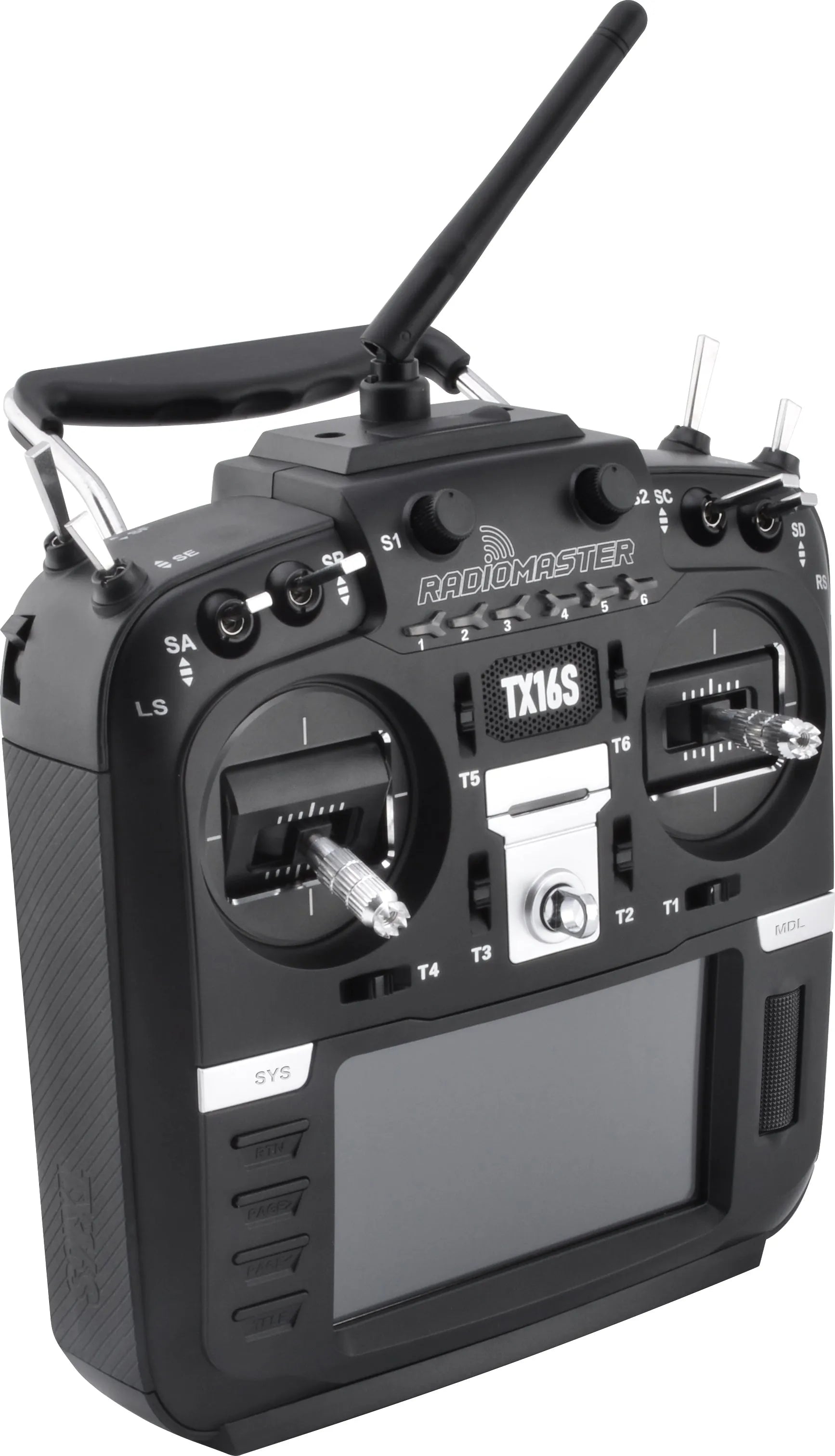 RadioMaster TX16S Hall Sensor Gimbals 2.4GHz 16CH Multi-Protocol OpenTX Transmitter with TBS MicroTX V2 - Perfect for FPV Drones, RC Planes & Helicopters