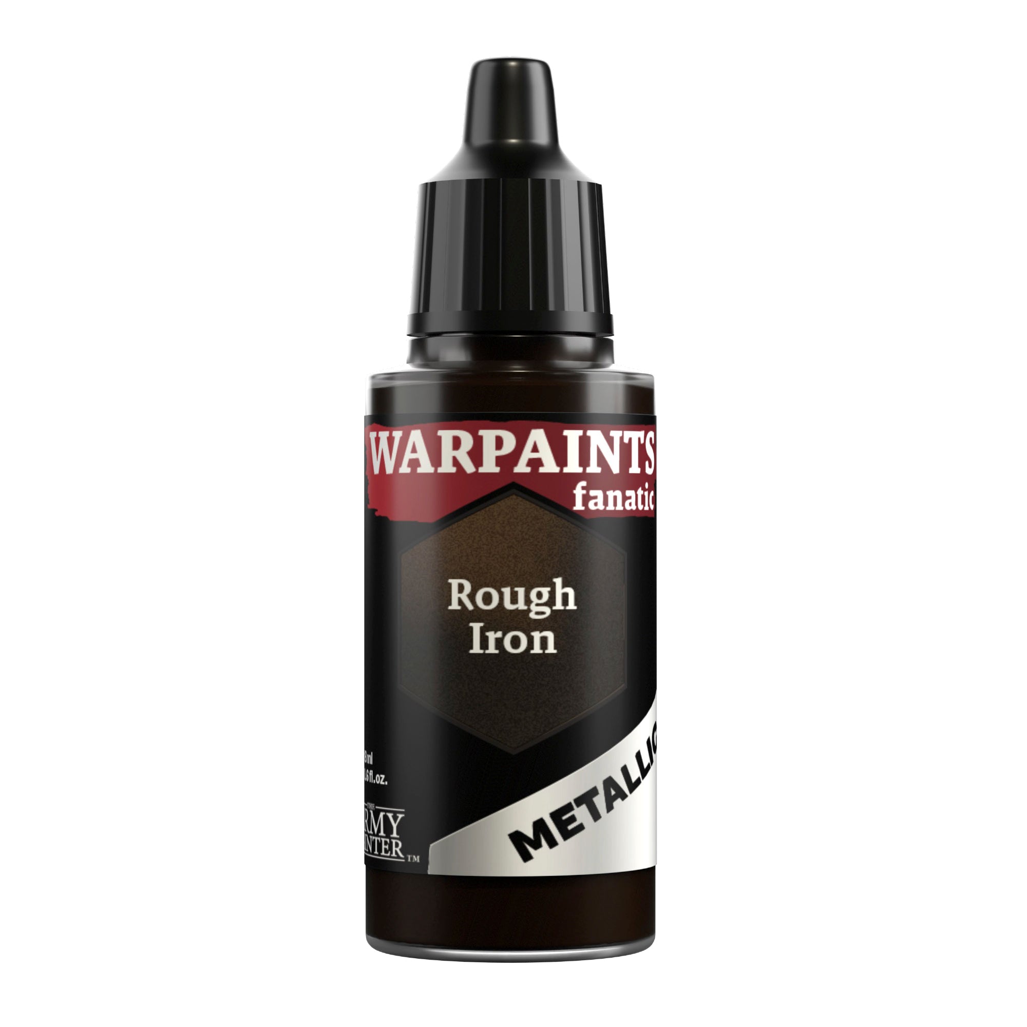 Warpaints Fanatic Metallic: Rough Iron - Premium Metallic Paint for Miniature Models & Wargaming Figures | Perfect for Tabletop Gaming, Cosplay, and DIY Craft Projects