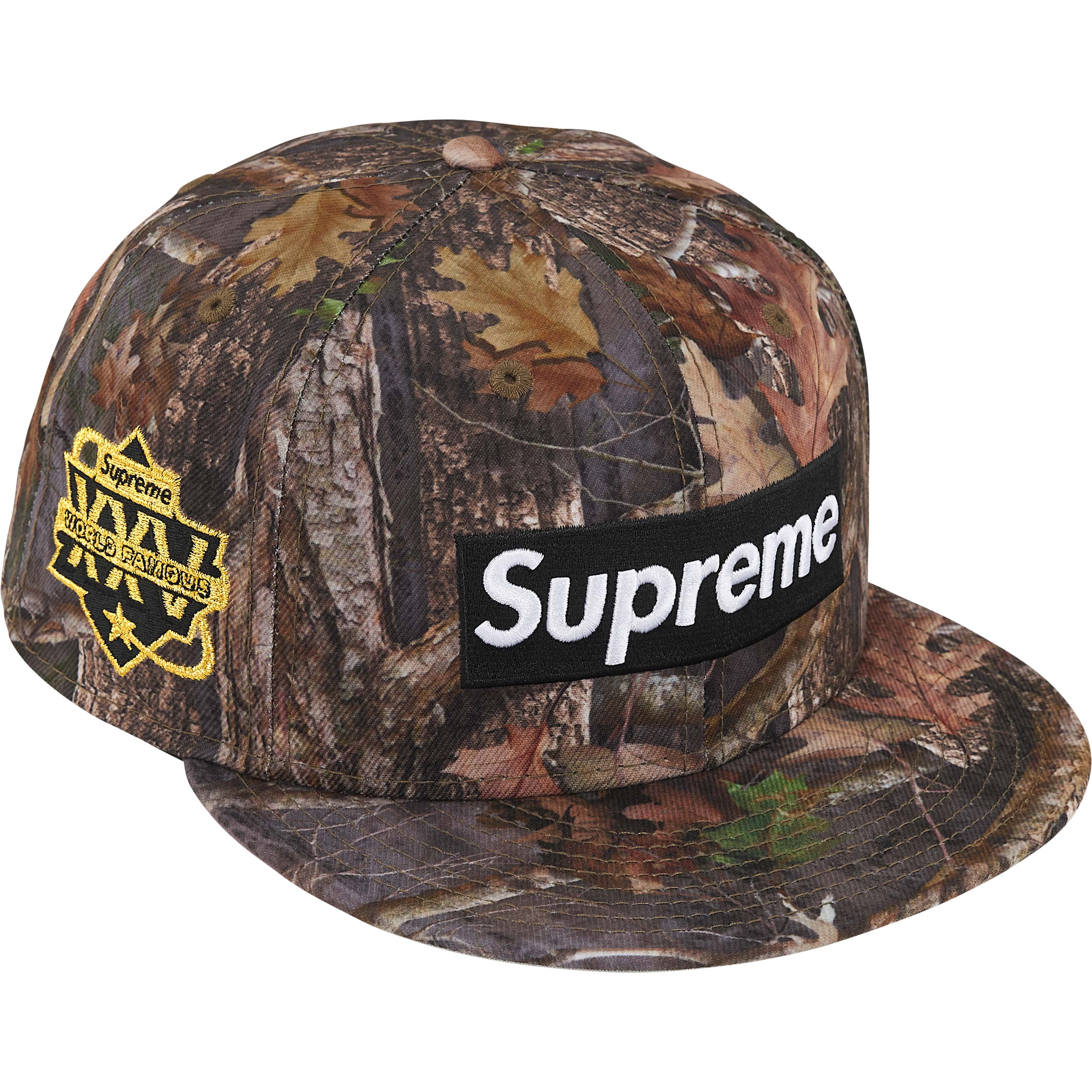 Supreme Championship Box Logo New Era TrueTimber® Kanati Camo Hat - Stylish Streetwear for Urban Fashion & Outdoor Adventures