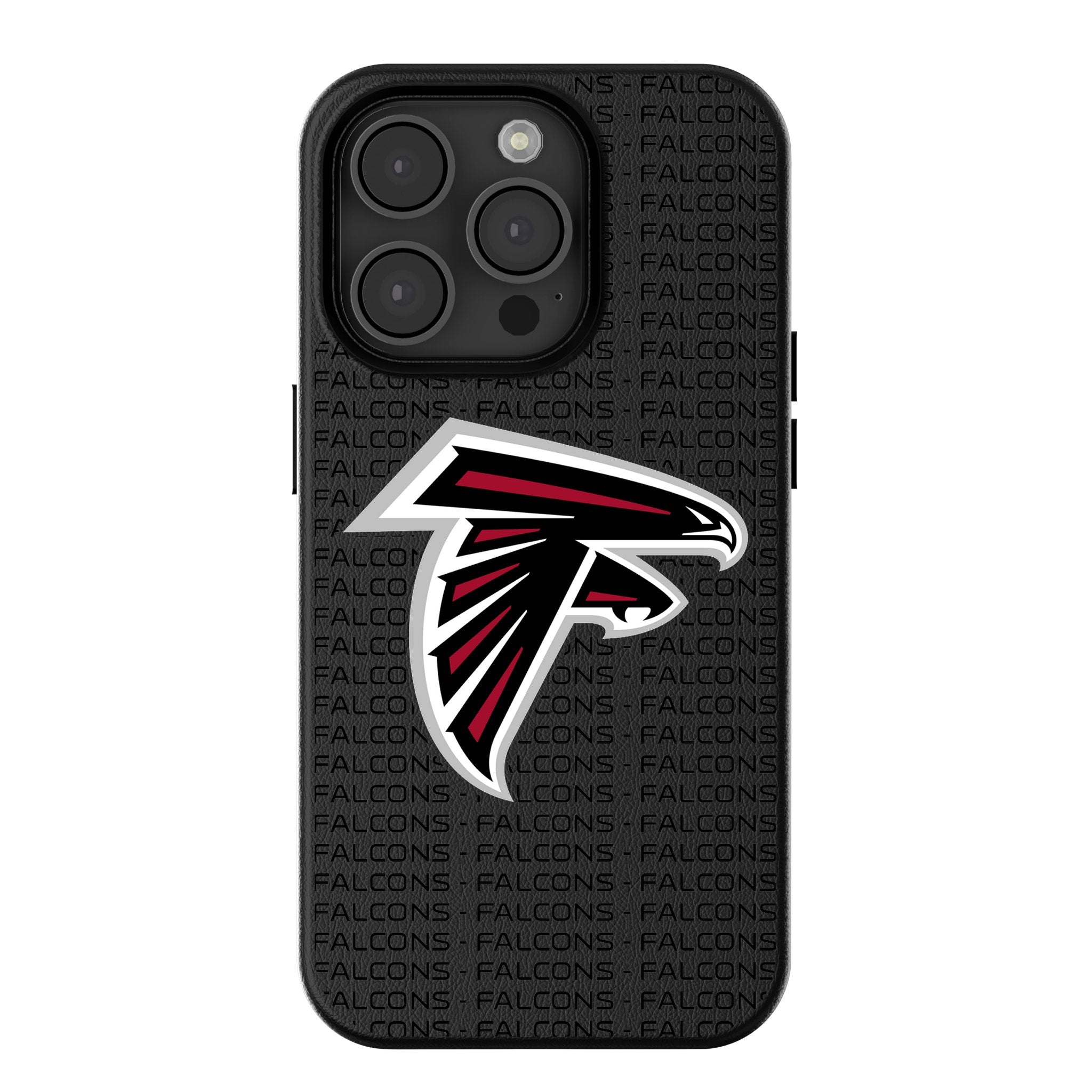 Atlanta Falcons MagSafe Compatible iPhone Case - Text Backdrop Design for Apple iPhone 12/13/14/15 Pro Max - Perfect for Game Day & Falcons Fan Gifts