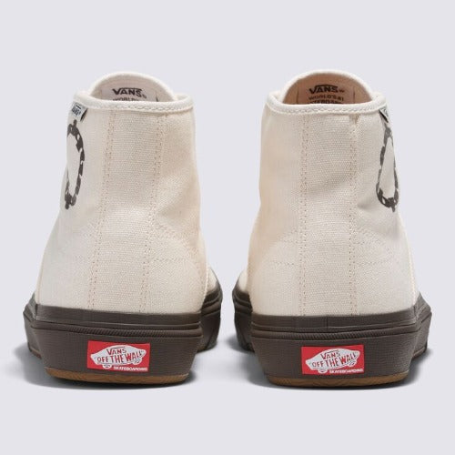 Vans x Quasi VCU Crockett High Decon Skate Shoes - White | Classic Skateboarding Sneakers for Men & Women | Perfect for Streetwear, Skate Sessions & Casual Outfits
