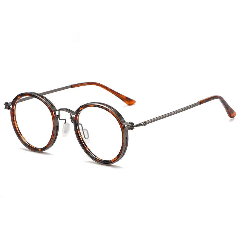 Vintage Round Metal Eyeglass Frames - Classic Retro Optical Glasses for Men & Women - Perfect for Reading, Fashion, and Everyday Wear