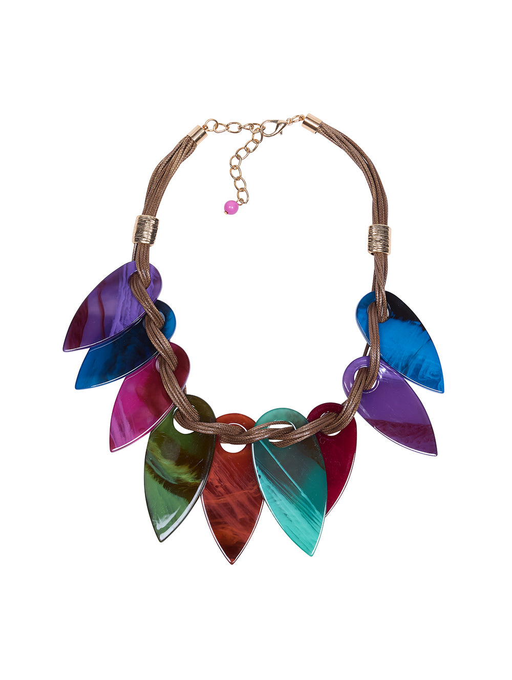 Roped Petals Necklace - Dainty Floral Pendant Jewelry for Women | Perfect for Weddings, Date Nights & Everyday Elegance