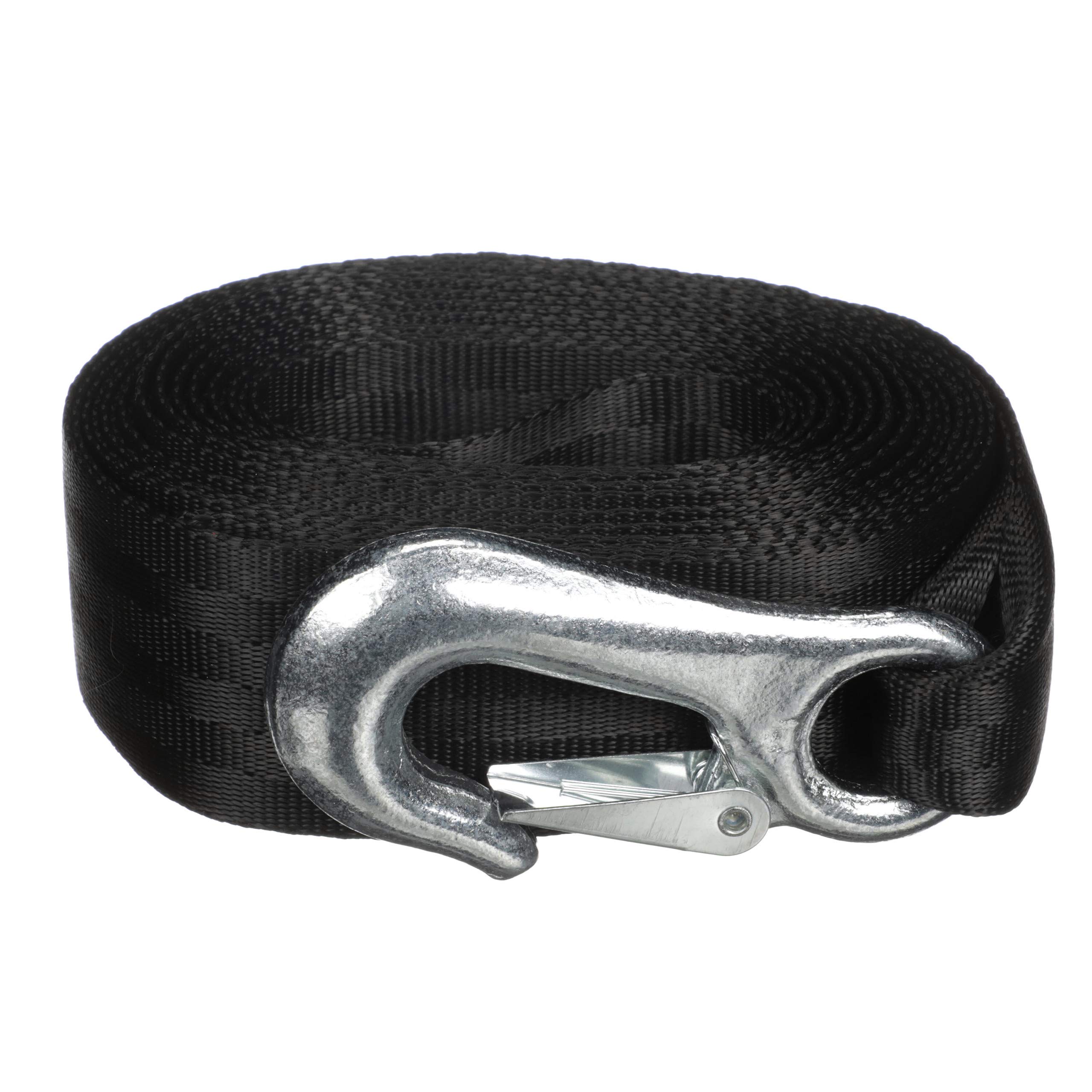 Attwood Heavy-Duty Sewn-Loop End Winch Straps for Boat Trailer & Watercraft Tie-Down - Secure Cargo Transport & Marine Applications