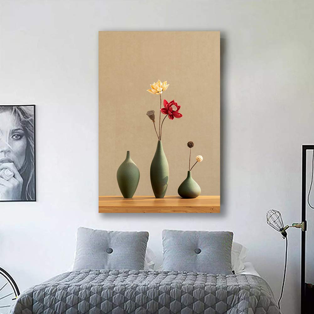 Wall26 Zen Theme Canvas Wall Art - Giclee Painting for Bedroom, Living Room, House Decoration, Home Art - 32x48 inches - Perfect for Meditation Spaces and Modern Interiors