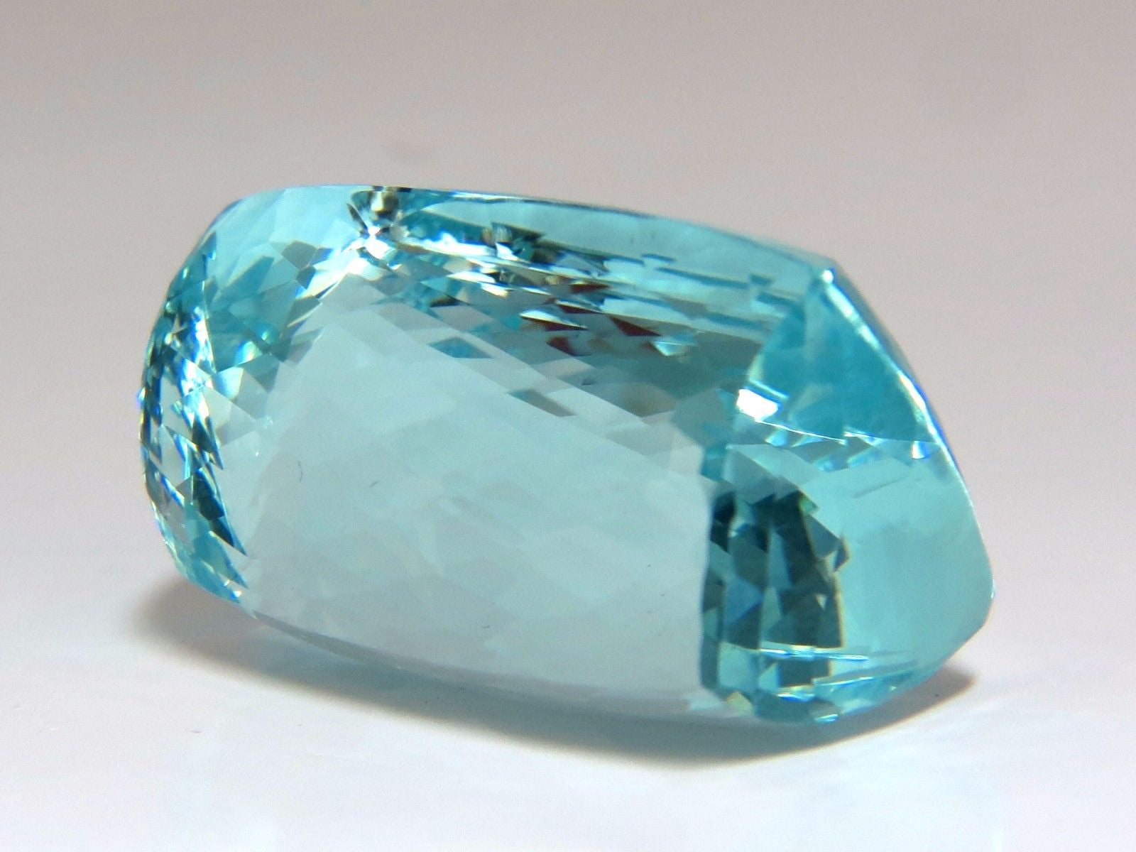 GIA Certified 157.55 Carat Natural Aqua Blue Cushion Cut Aquamarine Gemstone - Stunning Jewelry for Engagement Rings & Luxury Gifts