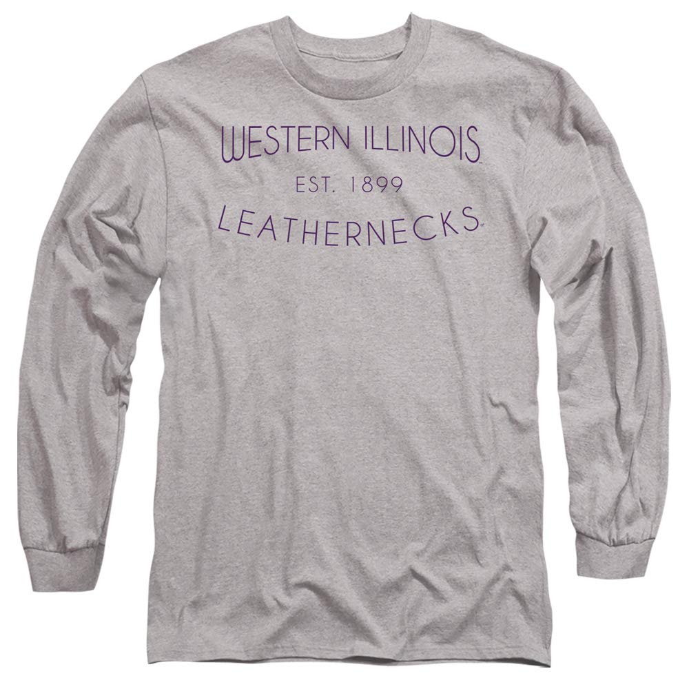 Western Illinois University Official Unisex Long Sleeve T-Shirt - Comfortable Cotton Crewneck Tee for School Spirit, Alumni Pride & Casual Wear