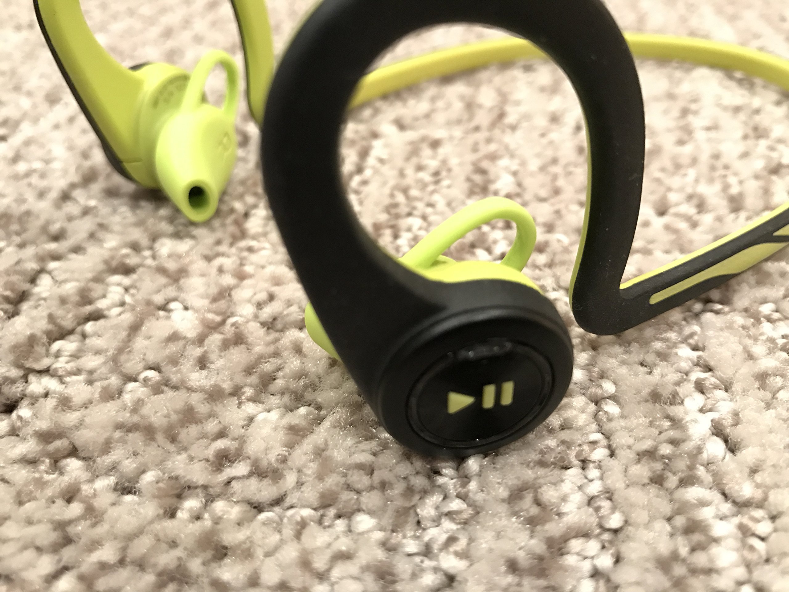 Plantronics BackBeat Fit Wireless Bluetooth Headphones with Smartphone Armband - Sweatproof & Secure Fit for Running, Gym, Workouts - Retail Packaging (Green)