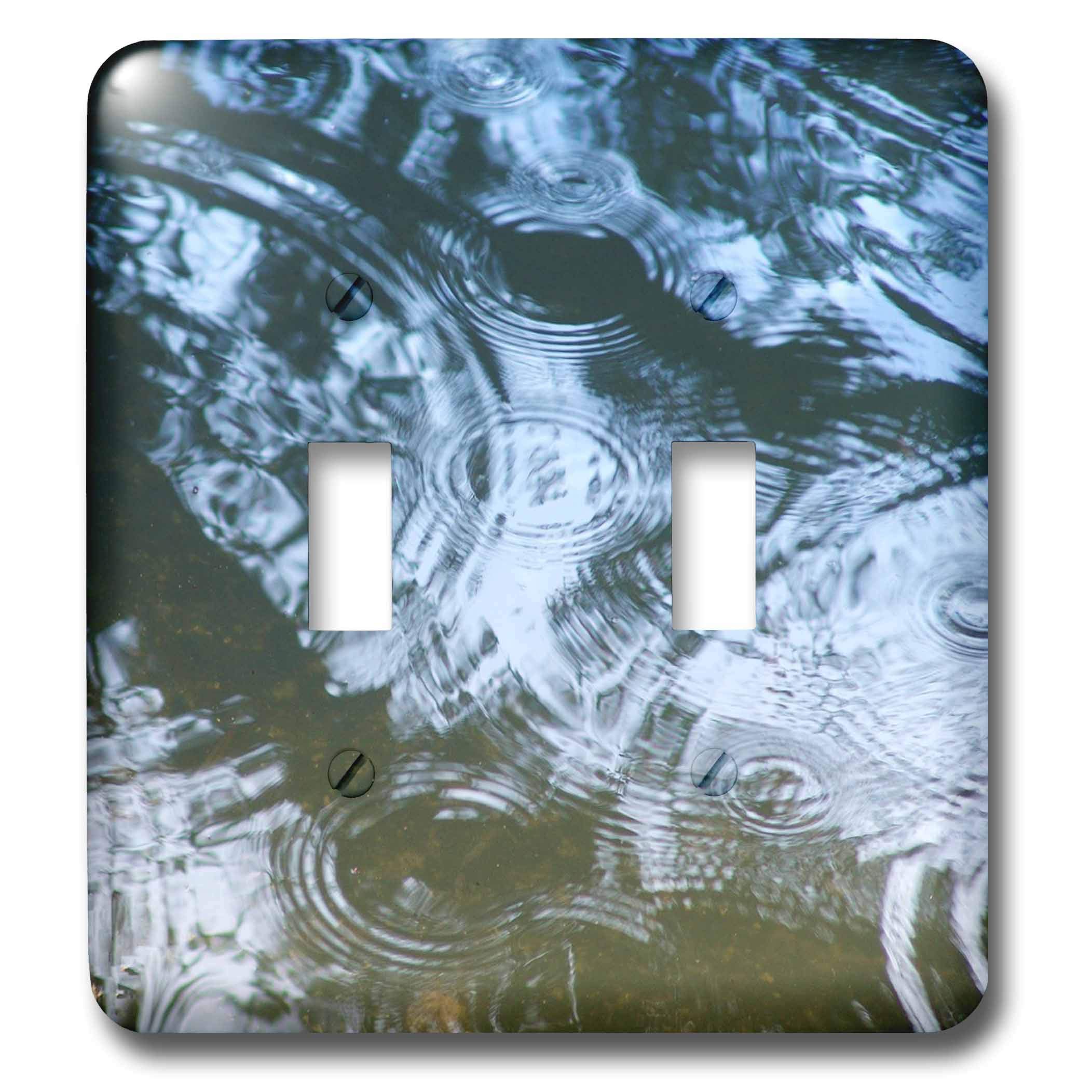 3D Rose Rain Reflection Toggle Switch - Multi-Color Decorative Light Switch Cover for Home & Office Decor | Perfect for Bedrooms, Bathrooms & Living Rooms