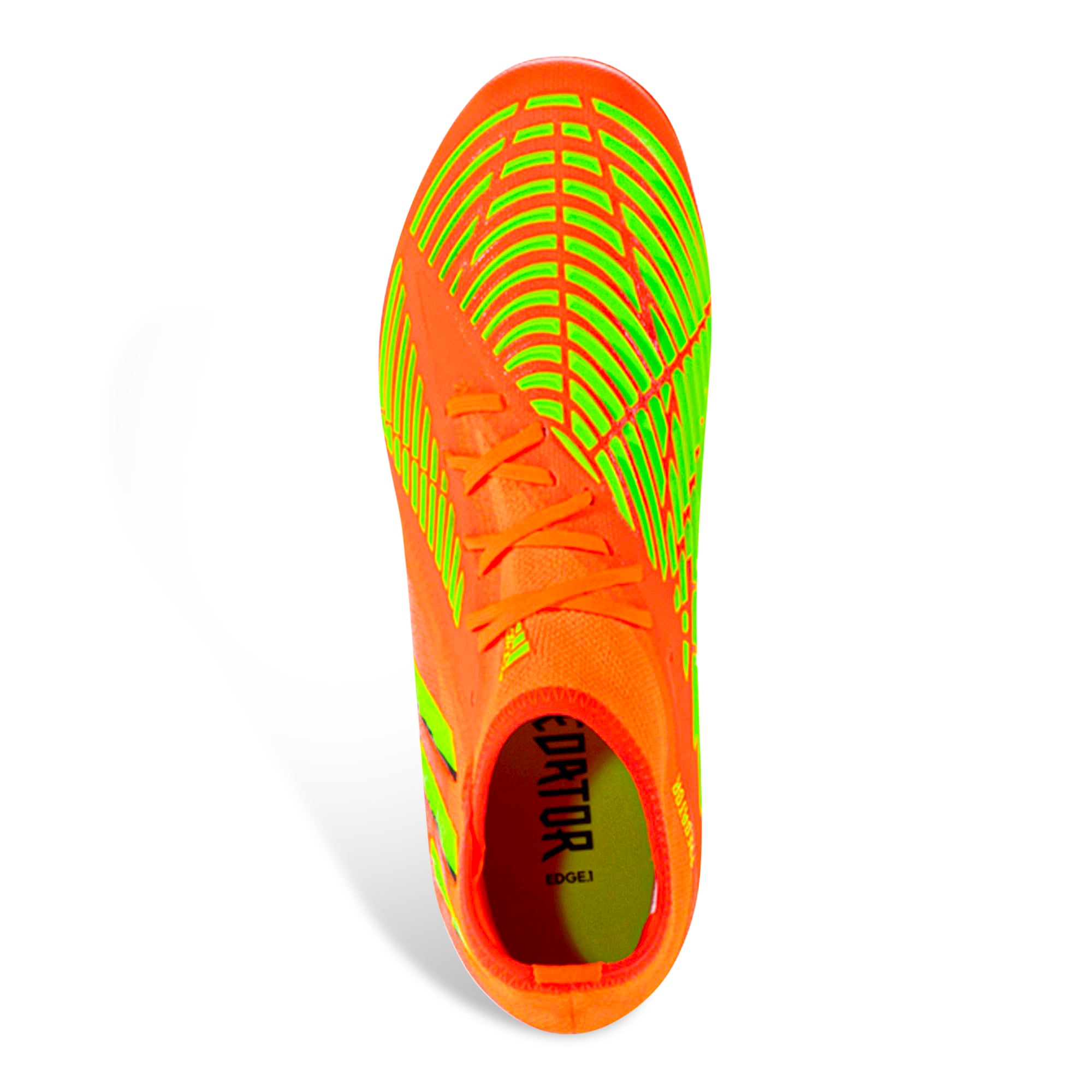 Adidas Jr. Predator Edge.1 FG Soccer Cleats for Kids - Solar Red/Solar Green Football Shoes | Youth Soccer Cleats for Artificial Grass Fields & Outdoor Matches