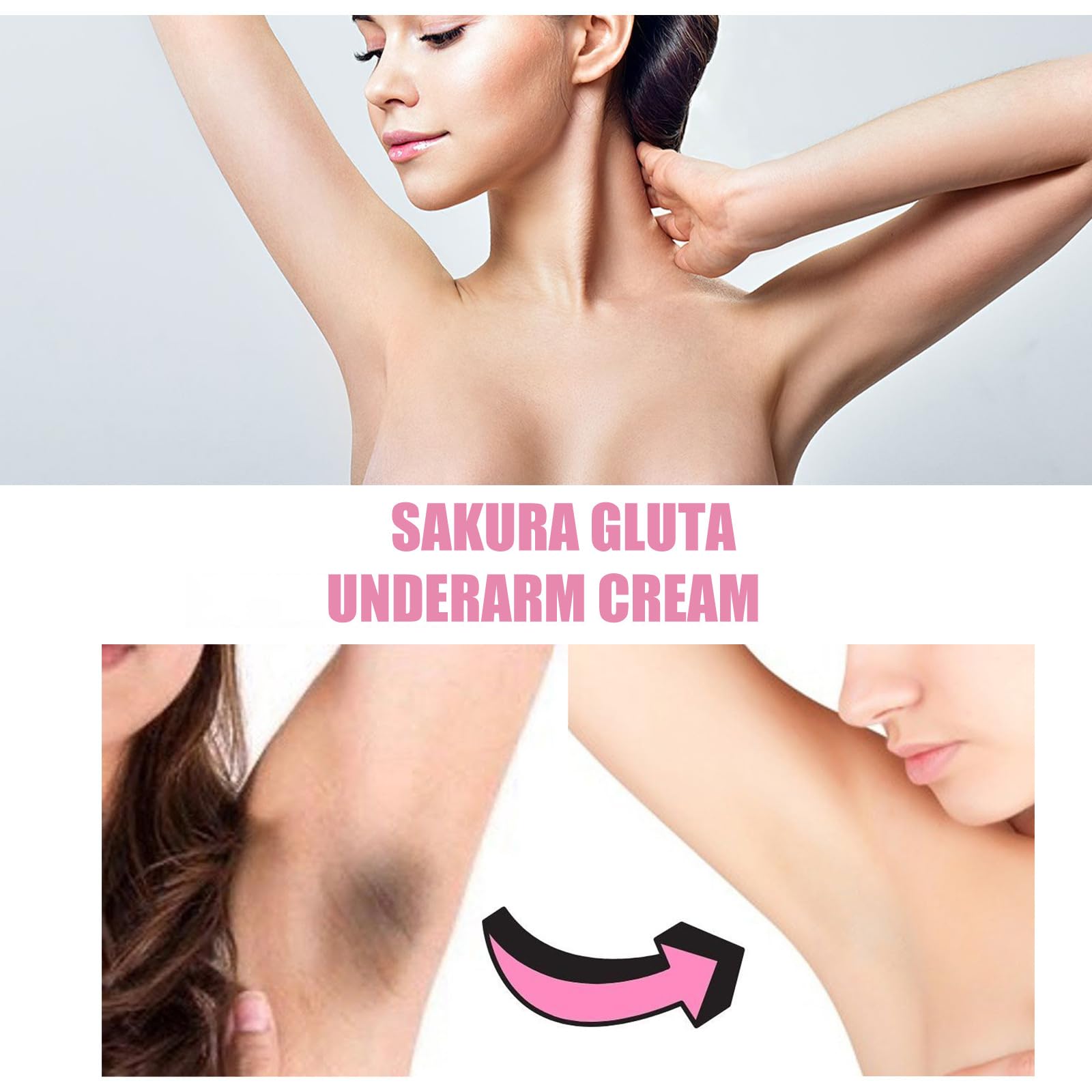 Gluta Booster Cream - Skin Whitening & Brightening Underarm Cream with Pearl Capsules for Women | Exfoliating Body Gel for Smooth, Radiant Skin | Perfect for Daily Body Care & Nighttime Skincare Routine