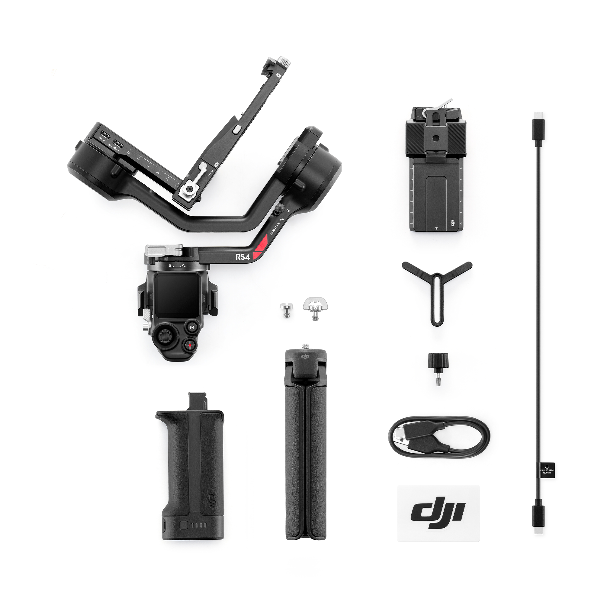 DJI RS 4 3-Axis Gimbal Stabilizer for Mirrorless & DSLR Cameras - Professional Handheld Stabilization for Vlogging, Filmmaking & Content Creation