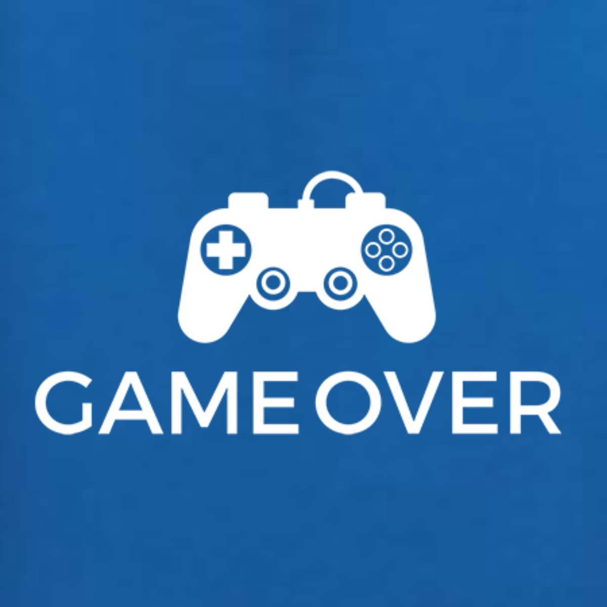 Video Game Controller T-Shirt for Women - Nerdy Gamer V-Neck Tee with 'Game Over' Print | Perfect for Gaming, Cosplay & Casual Wear