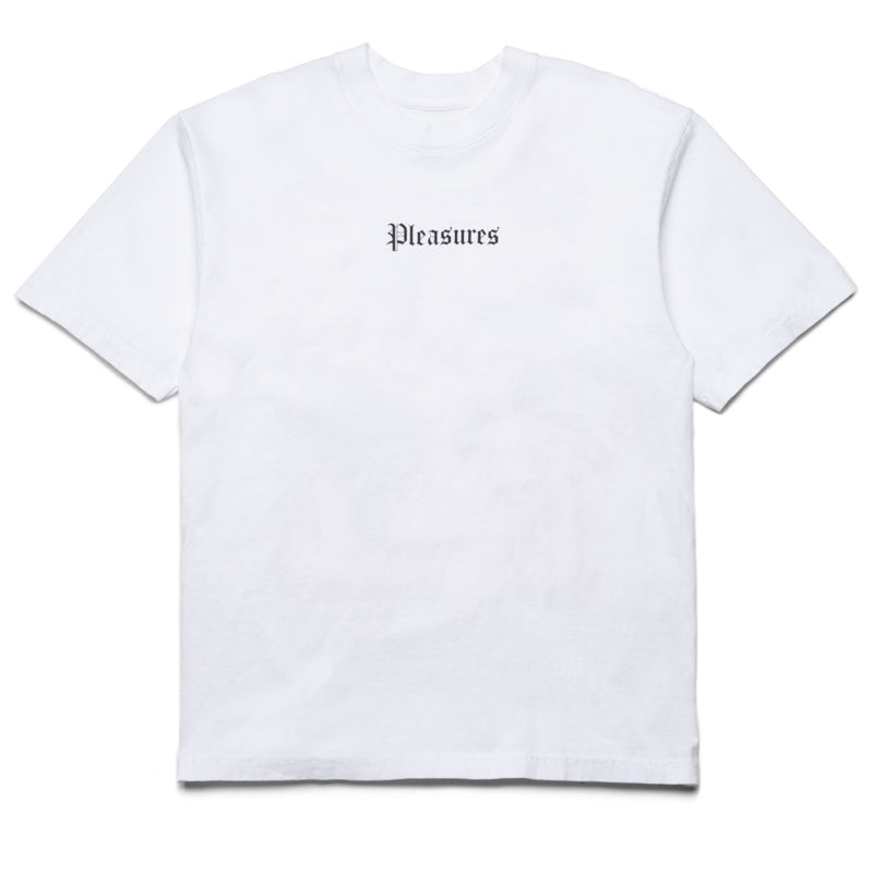 Pleasures Burn Again T-Shirt - White | Vintage Graphic Tee for Men & Women | Perfect for Casual Wear, Street Style & Music Festivals
