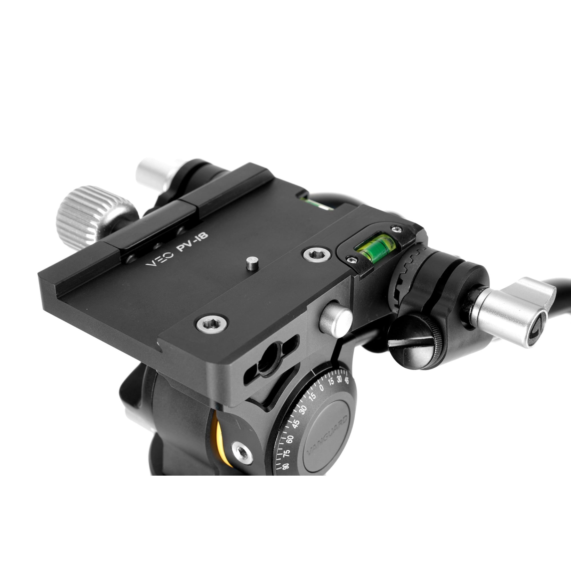 VEO PV 18 Fluid Video Head for DSLR Cameras & Optics - Professional Smooth Panning for Photography & Videography - Perfect for Travel Vlogging, Film Making & Studio Shoots
