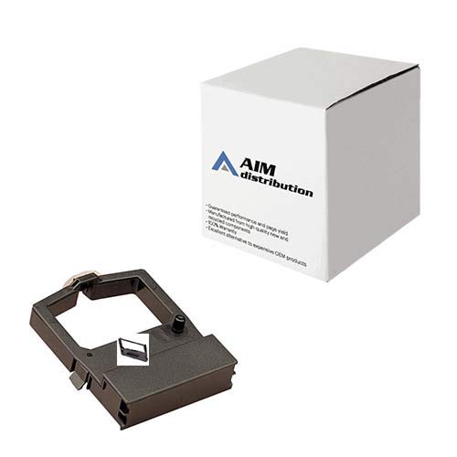 AIM Compatible Black Printer Ribbons (6-Pack) - Replacement for PrintMaster IP-639 & Okidata 52107001 - High-Quality Generic Printer Cartridges for Office & Home Printing Needs